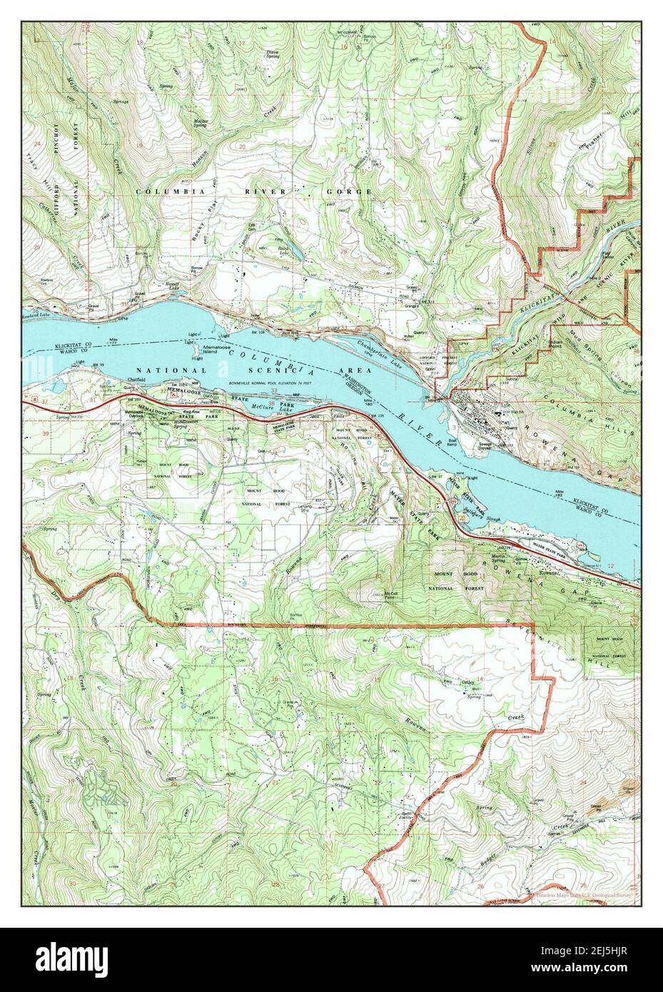 Lyle, Washington, map 1994, 1:24000, United States of America by 
