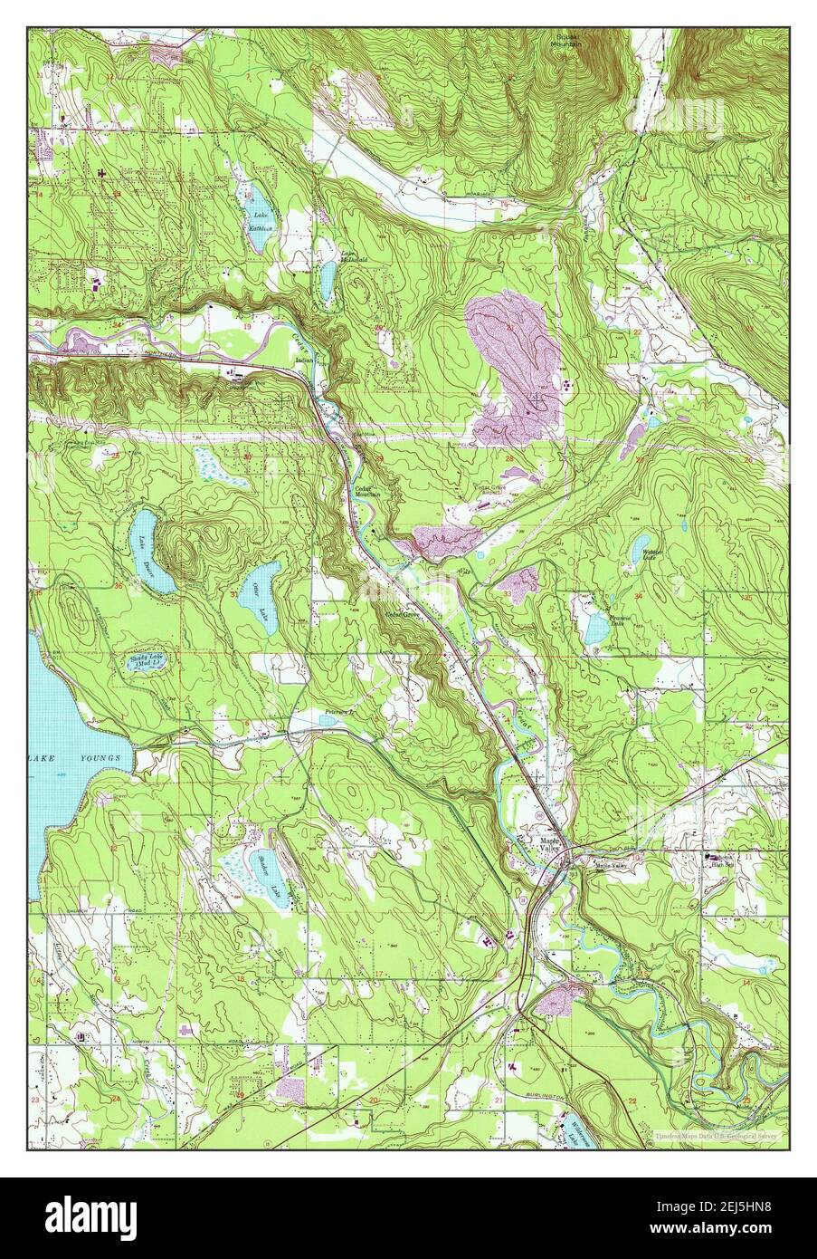 Maple Valley, Washington, map 1949, 124000, United States of America