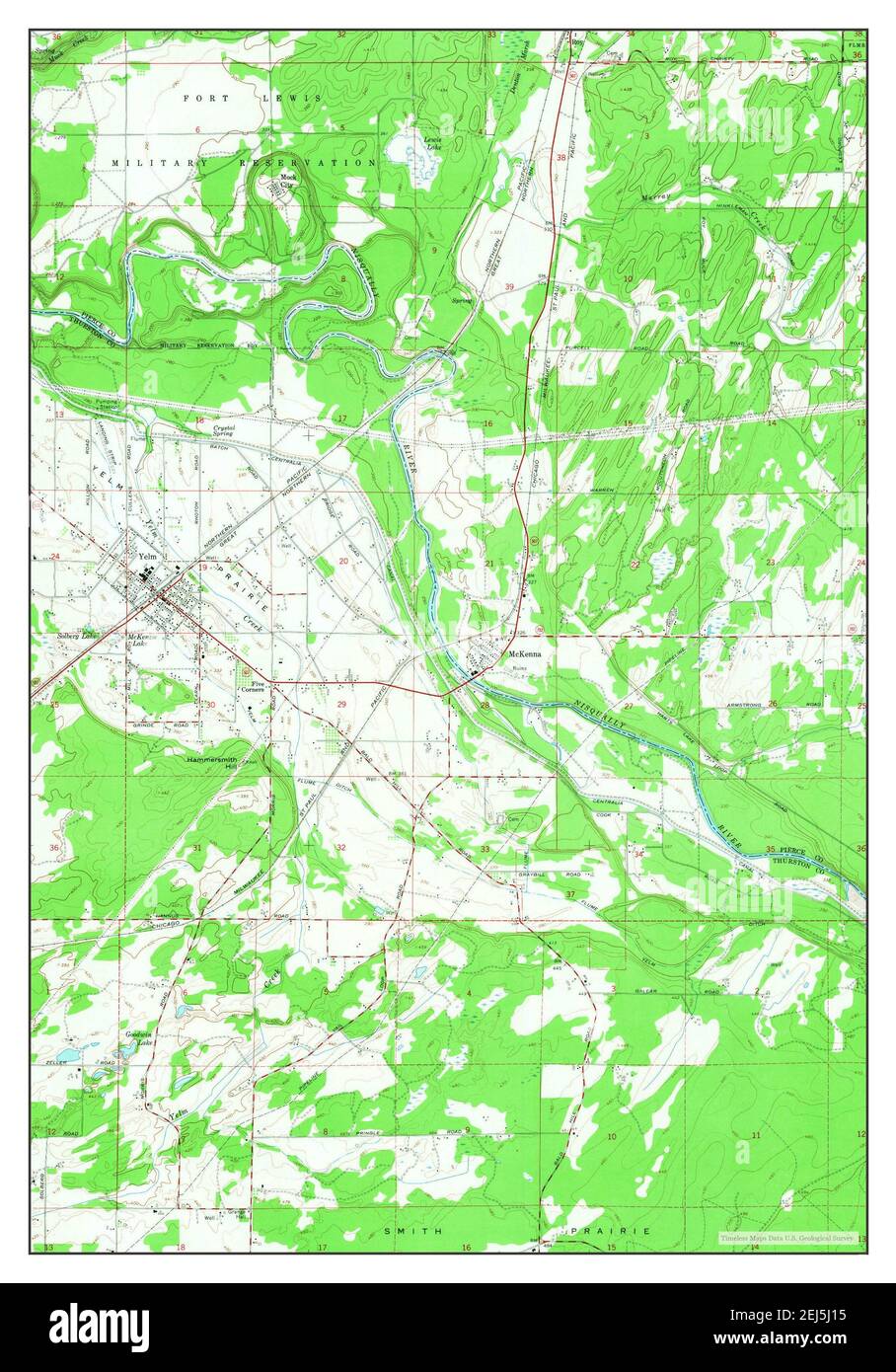 Mckenna washington map hires stock photography and images Alamy