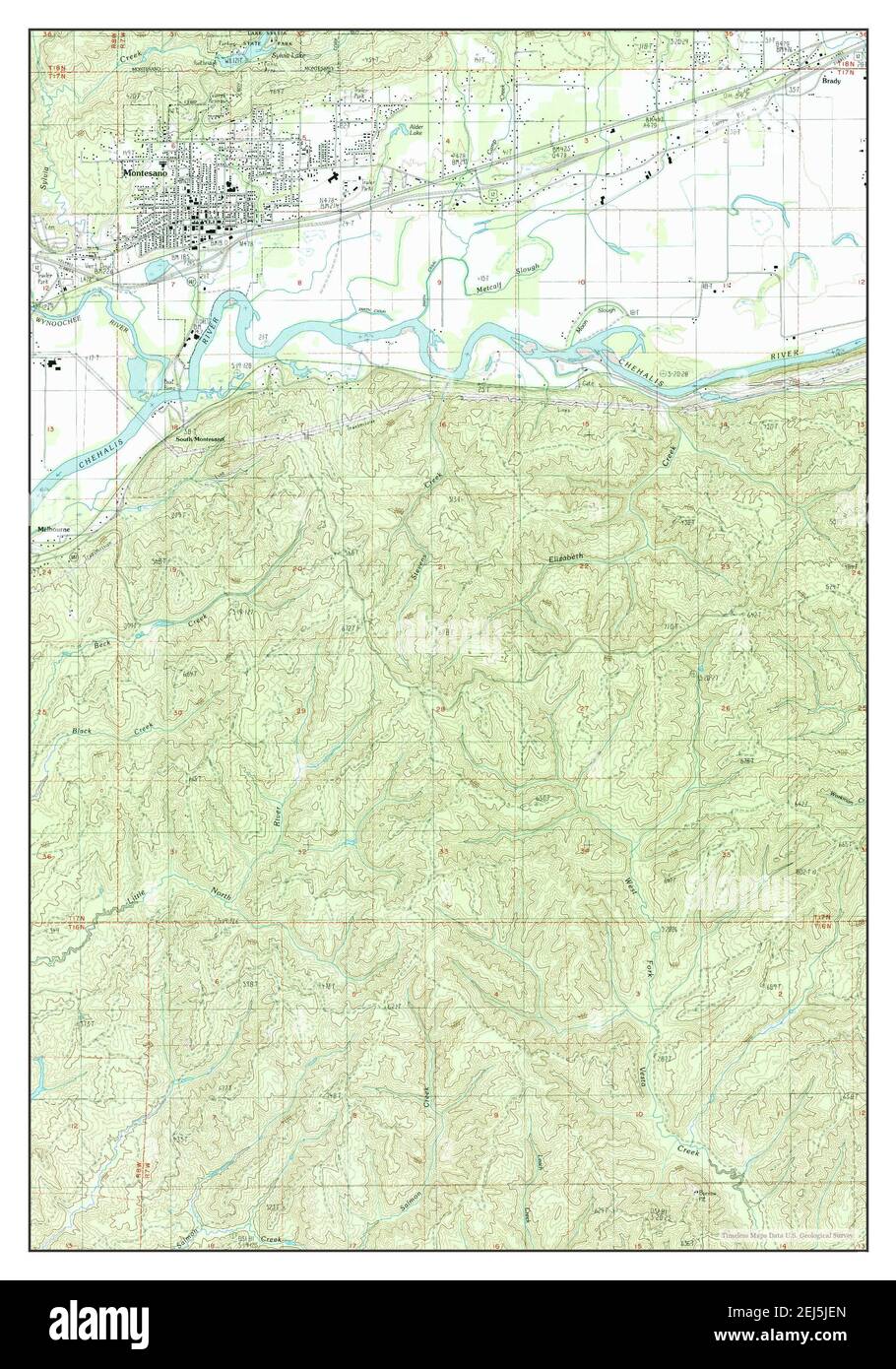 Map of montesano hires stock photography and images Alamy