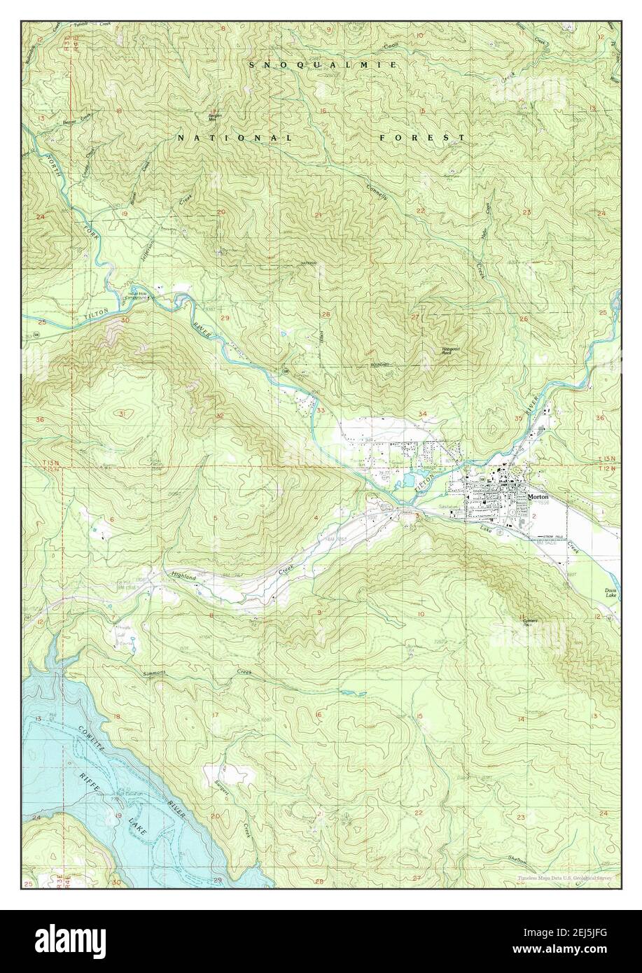 Morton washington state map Cut Out Stock Images & Pictures Alamy
