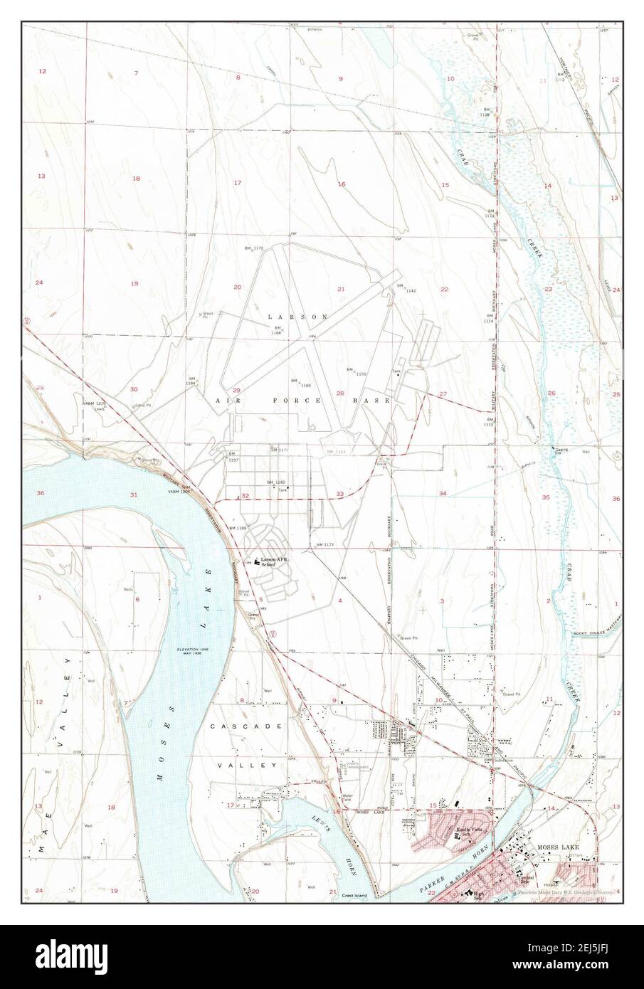 Map of moses lake hires stock photography and images Alamy