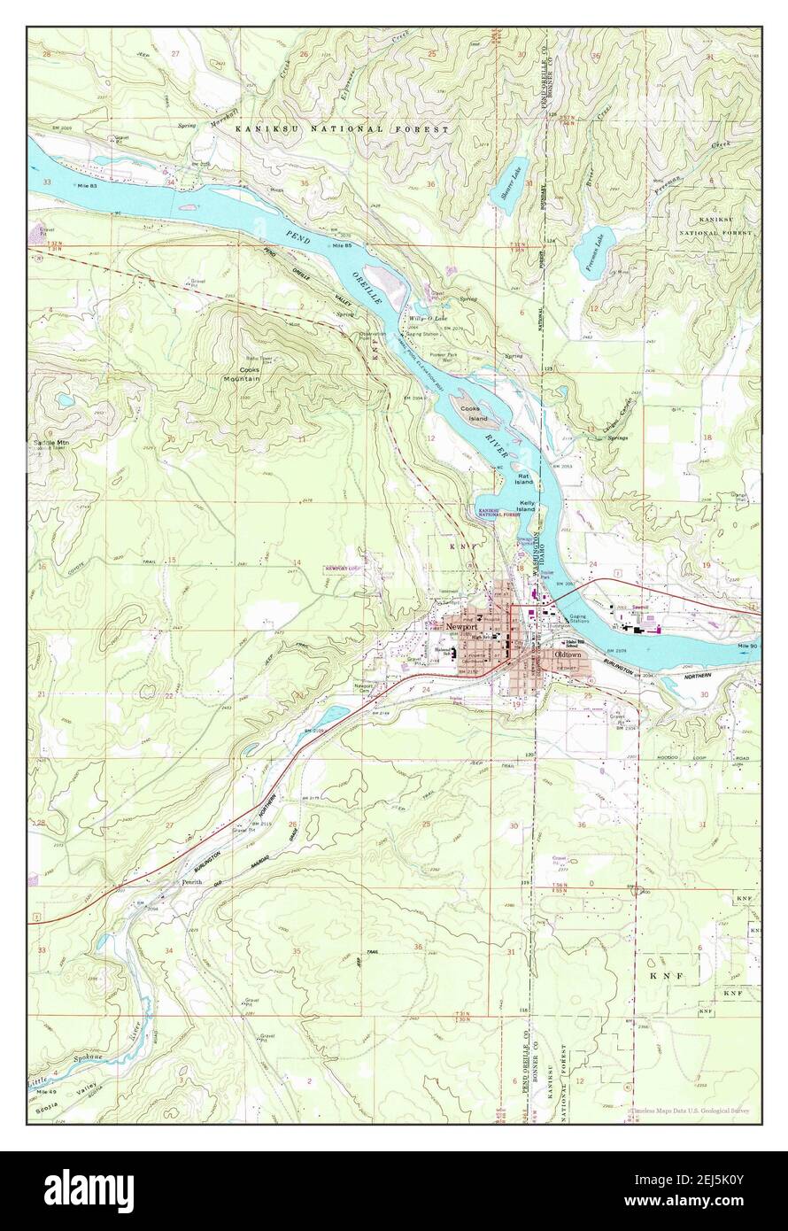 Newport, Washington, map 1968, 1:24000, United States of America by ...