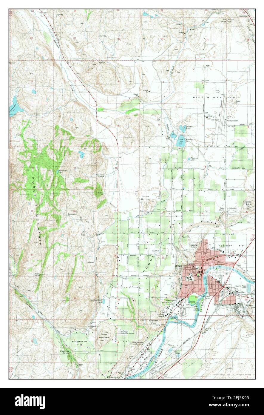 Map of omak washington hires stock photography and images Alamy