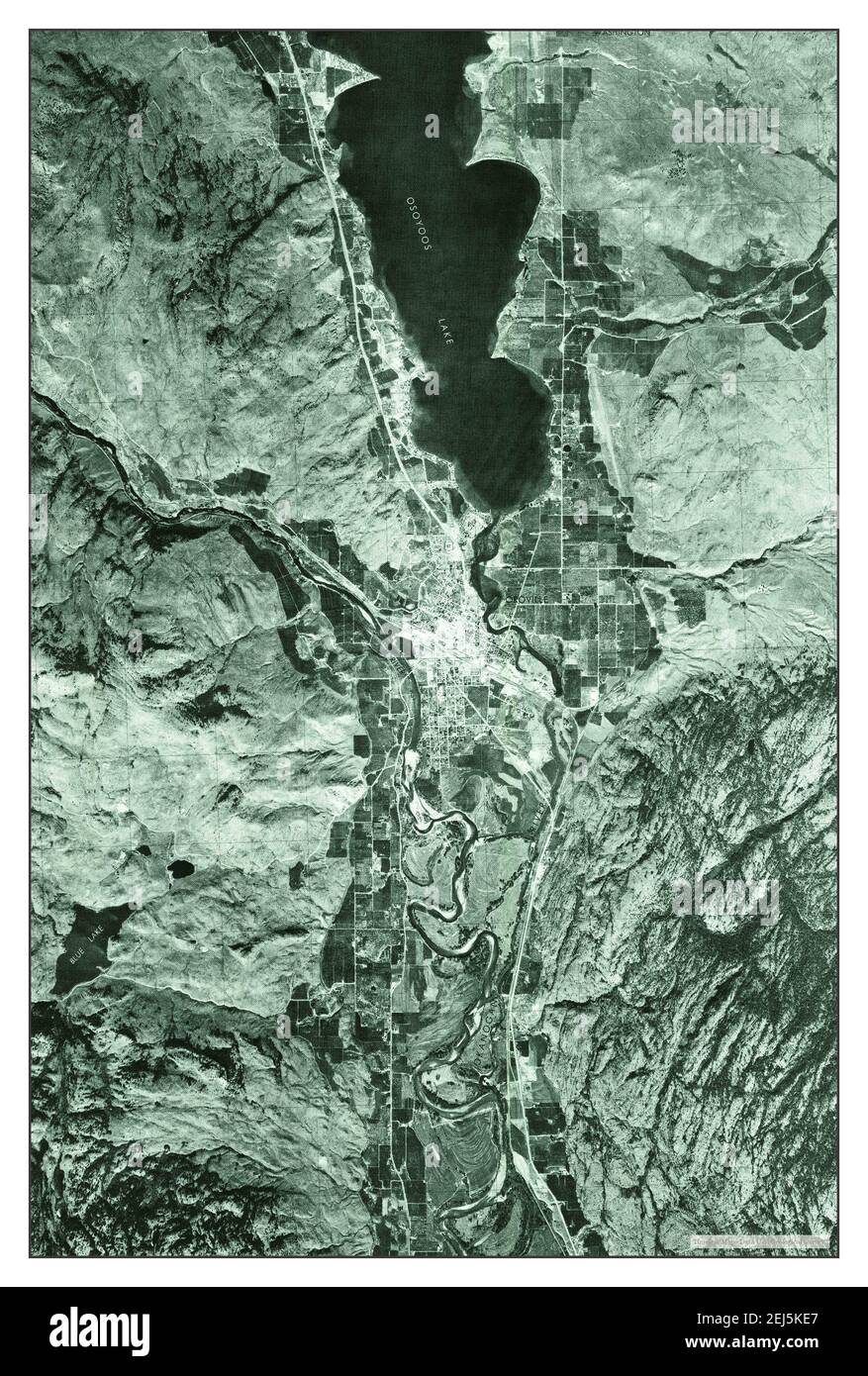 Oroville NW, Washington, map 1975, 124000, United States of America by