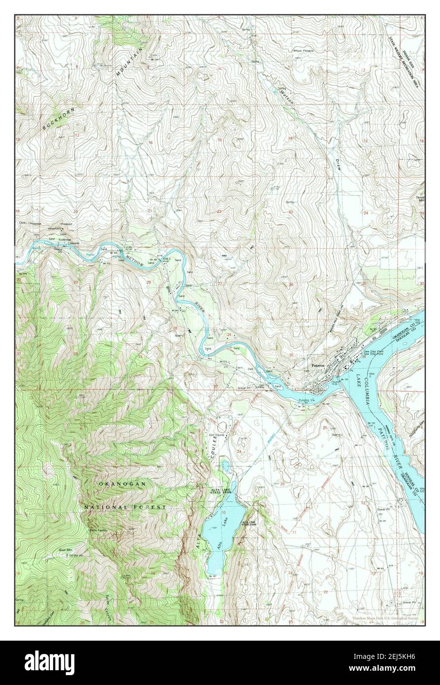 Map of pateros washington hires stock photography and images Alamy