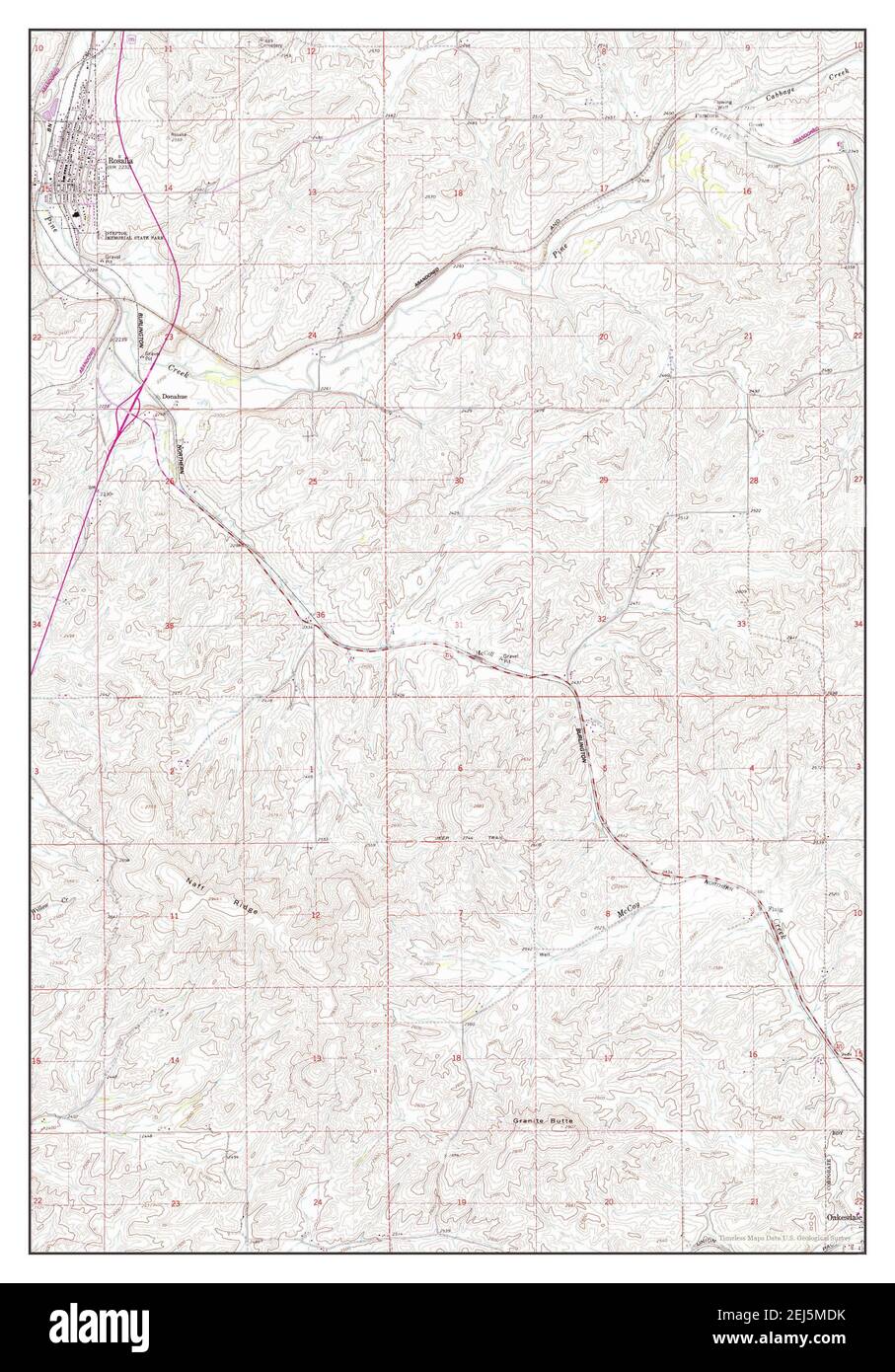 Map of rosalia washington hires stock photography and images Alamy