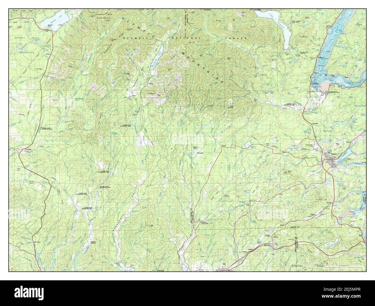 Map of shelton hires stock photography and images Alamy