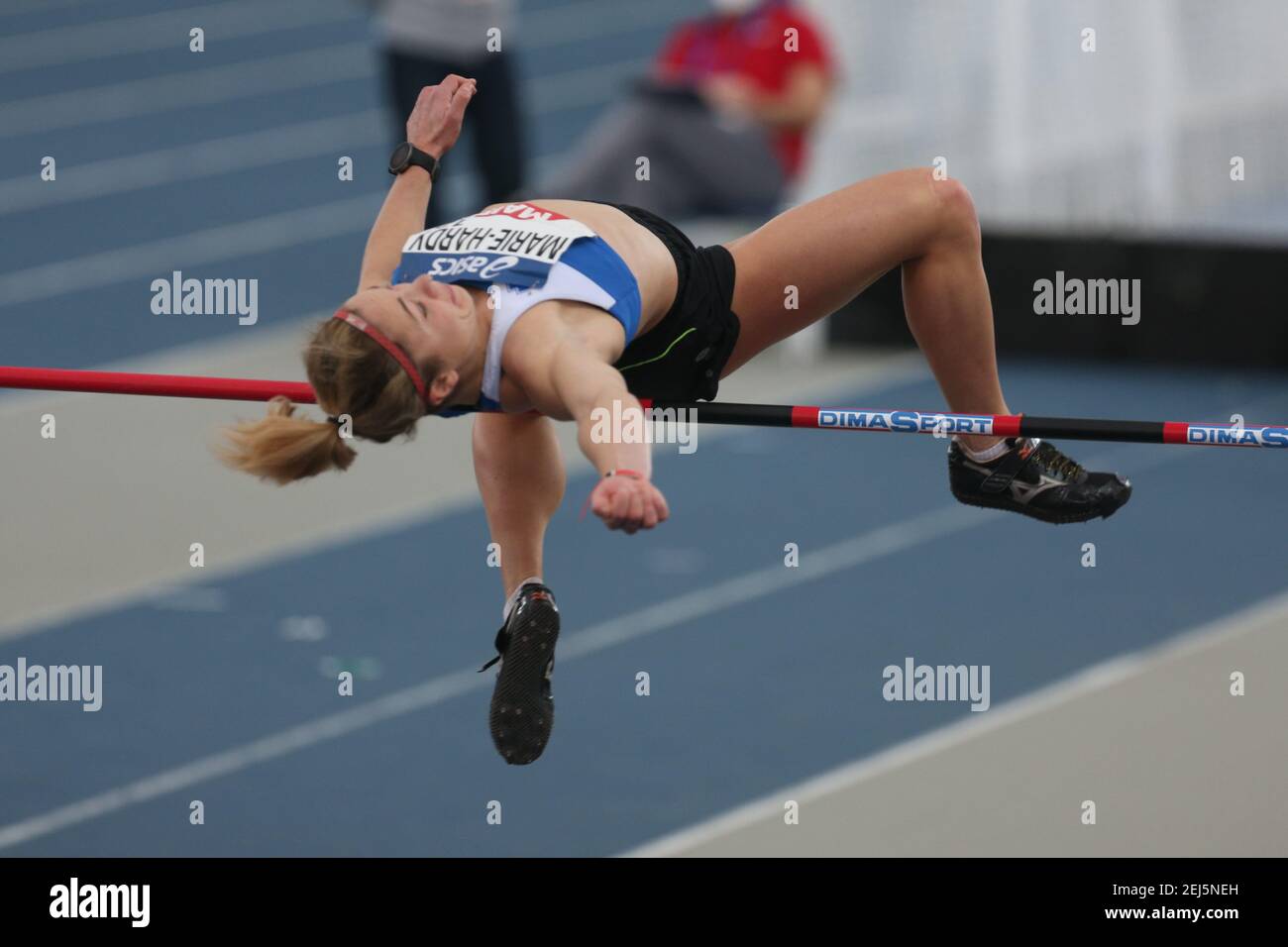 MARIE-HARDY Diane of Montpellier Athletic Mediterra then Finale heptathlon high jump  Women   during the French Indoor Athletics Championships 2021 on February 21, 2021 at Stadium Miramas Metropole in Miramas, France - Photo Laurent Lairys / DPPI Stock Photo