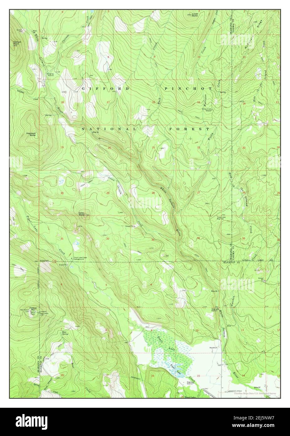 Trout Lake Washington Map Map Of Trout Lake Cut Out Stock Images & Pictures - Alamy
