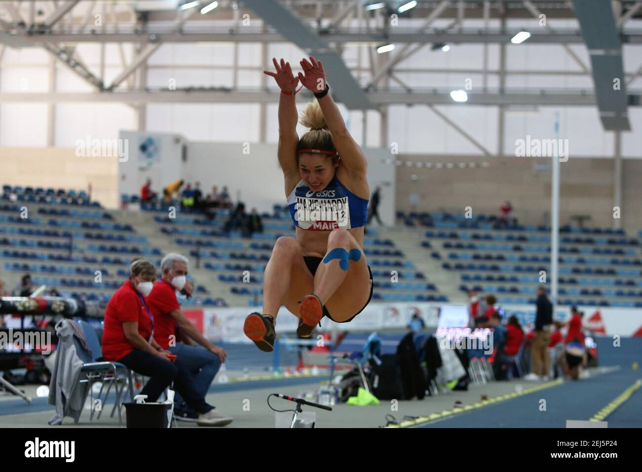 MARIE-HARDY Diane of Montpellier Athletic Mediterra then Finale Longueur Pentathlon Women  during the French Indoor Athletics Championships 2021 on February 21, 2021 at Stadium Miramas Metropole in Miramas, France - Photo Laurent Lairys / DPPI Stock Photo