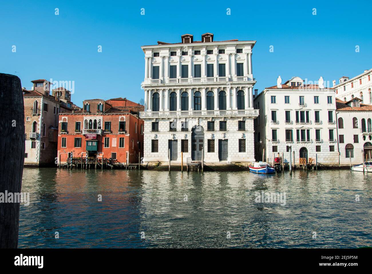 Buildings on the Grand Canal, city of Venice, Italy, Europe Stock Photo