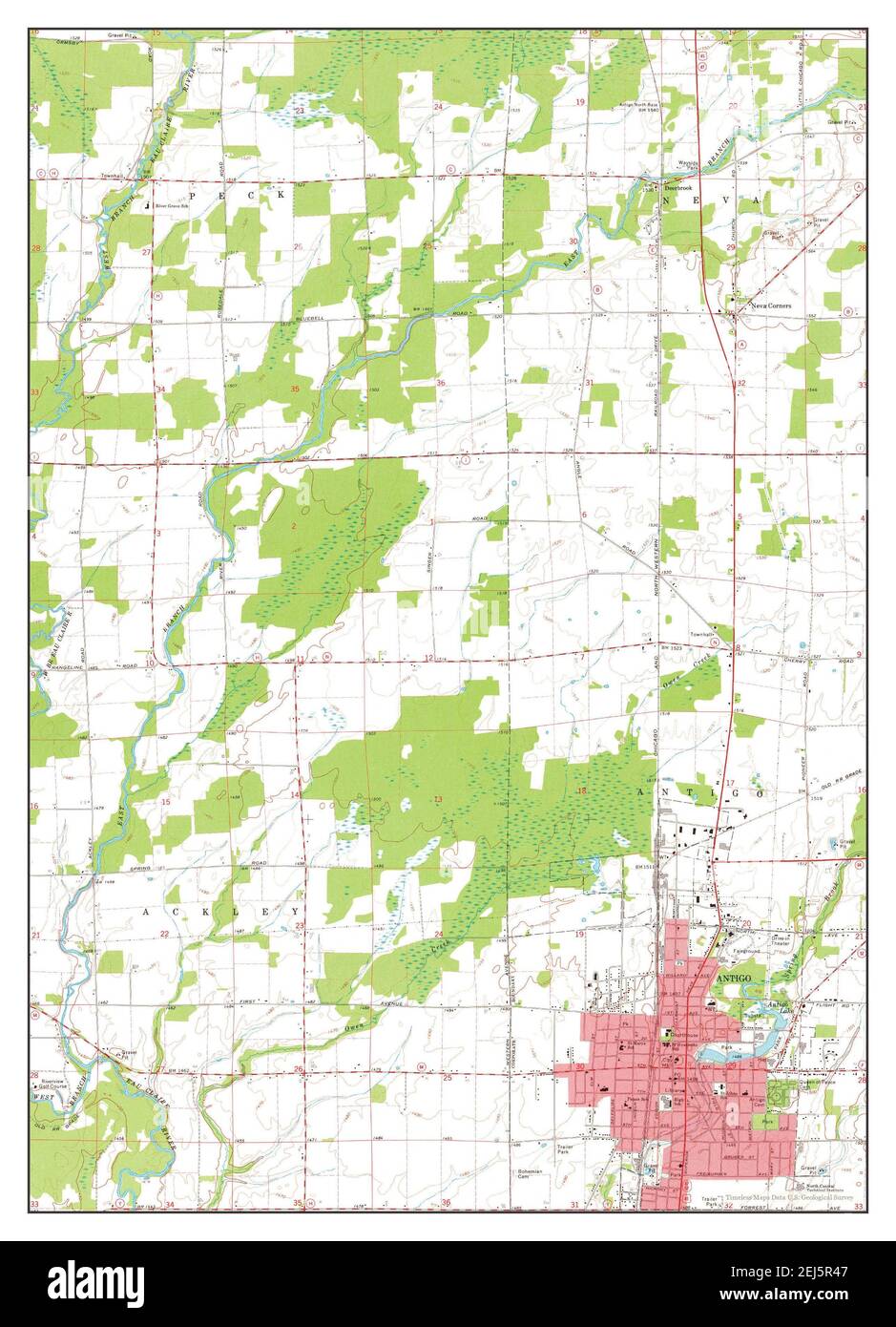 Map of antigo Cut Out Stock Images & Pictures Alamy