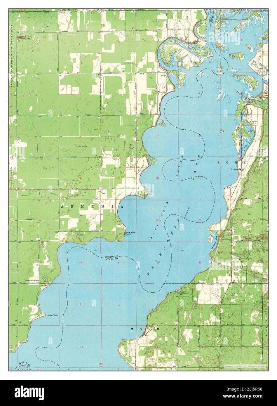 Arkdale NW, Wisconsin, map 1969, 124000, United States of America by Timeless Maps, data U.S