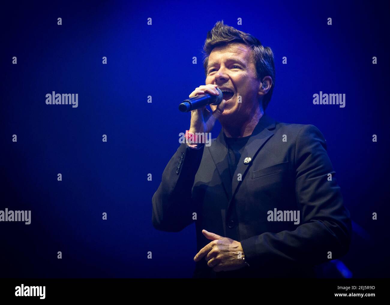 Rick Astley performs on stage at Camp Bestival 2018, Lulworth Castle