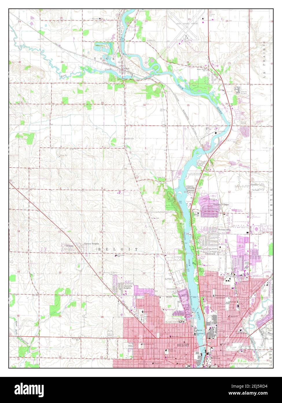 Map of beloit wisconsin Cut Out Stock Images & Pictures Alamy
