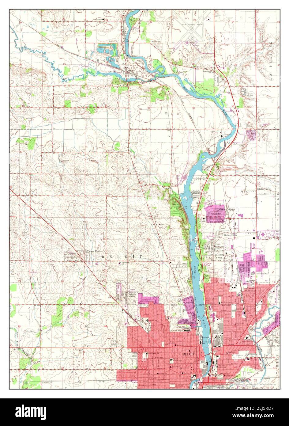 Historical Map of Beloit, Wisconsin