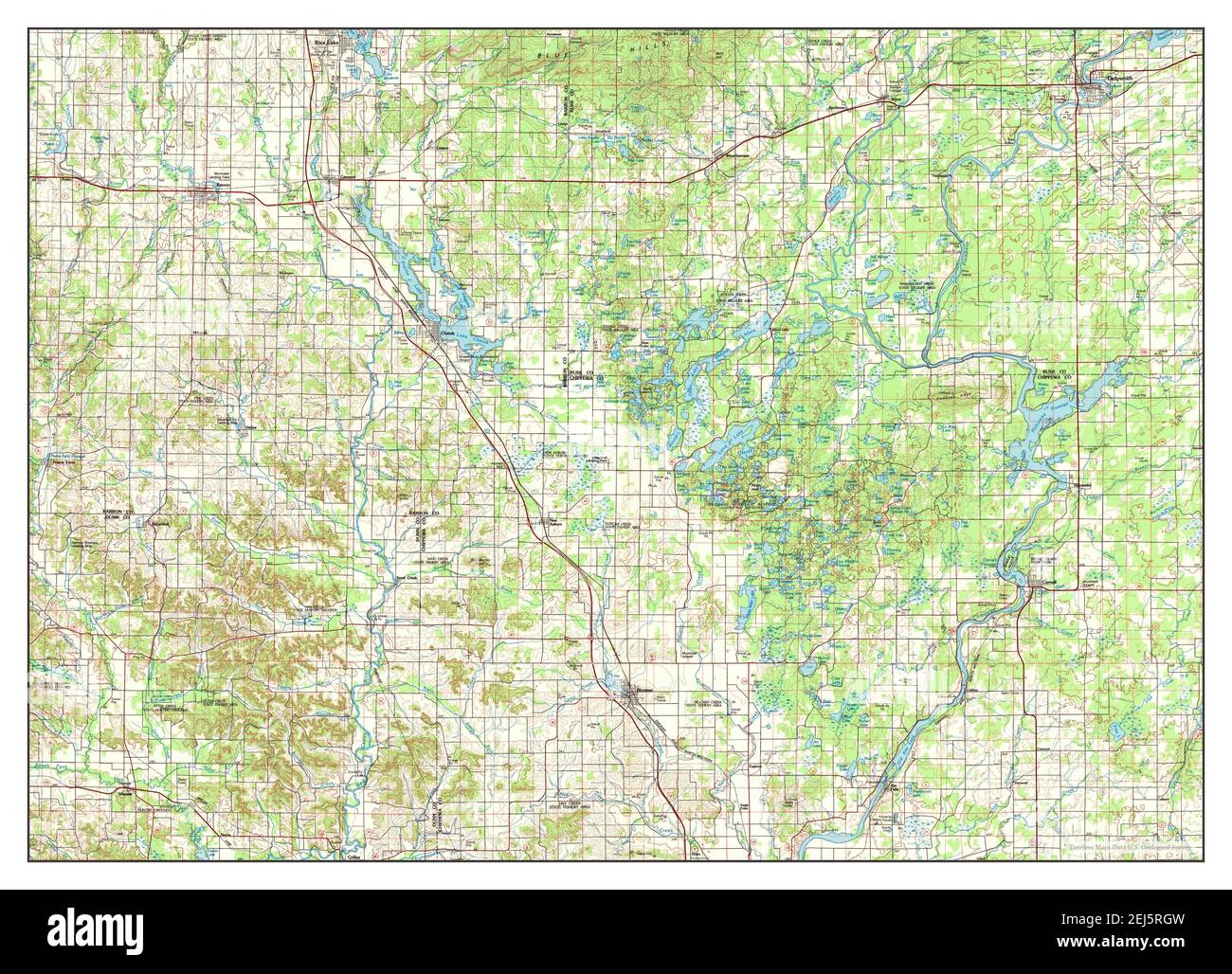 Bloomer, Wisconsin, map 1980, 1100000, United States of America by