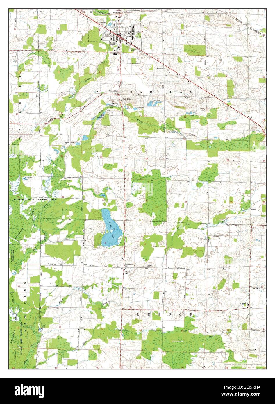 Map of bonduel Cut Out Stock Images & Pictures Alamy