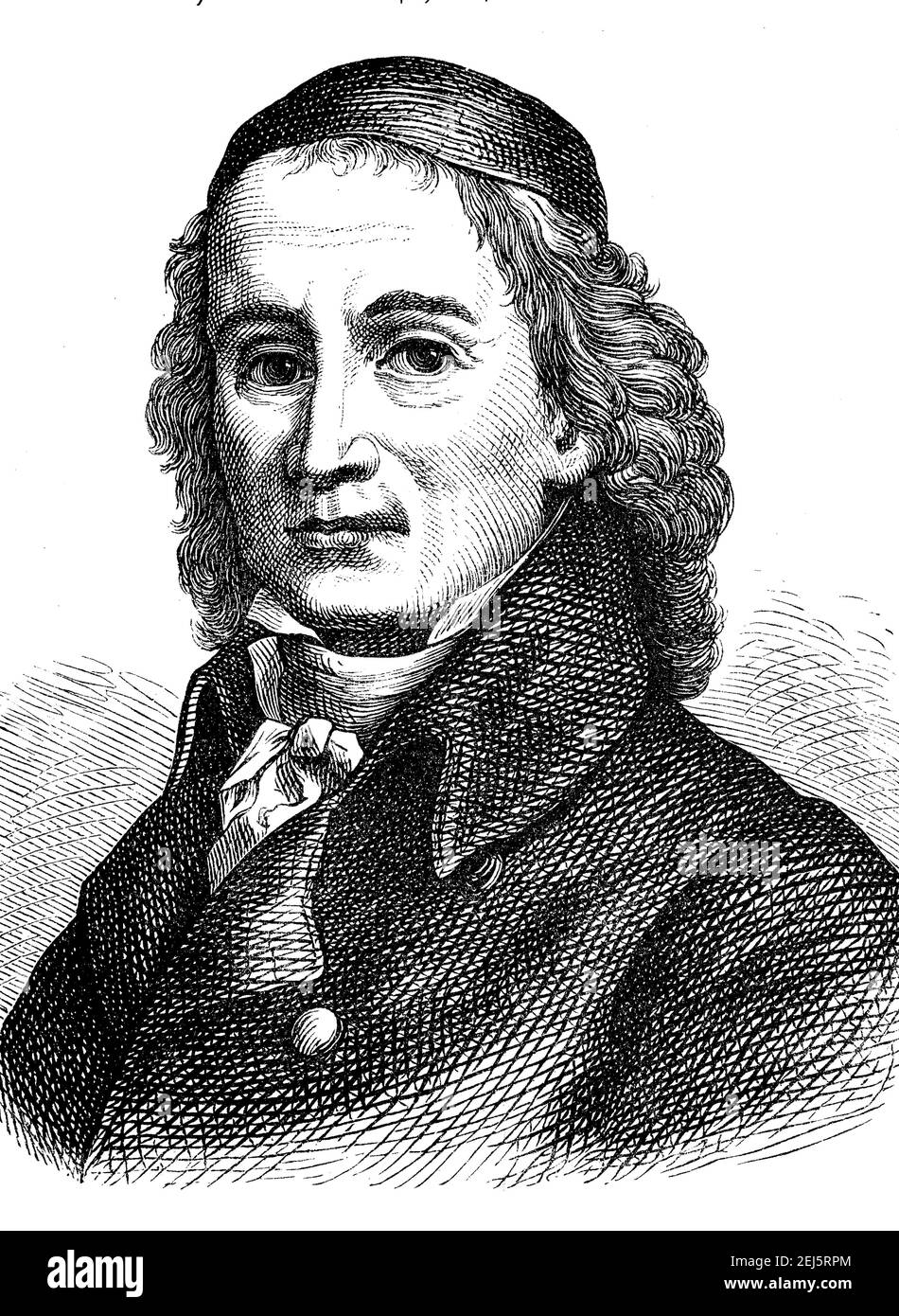 August Hermann Francke, March 22, 1663 - June 8, 1727, was a German Protestant theologian, pastor, educator, and hymn writer  /  August Hermann Francke, 22. Maerz 1663 - 8. Juni 1727, war ein deutscher evangelischer Theologe, Pfarrer, Paedagoge und Kirchenlieddichter, Historisch, historical, digital improved reproduction of an original from the 19th century / digitale Reproduktion einer Originalvorlage aus dem 19. Jahrhundert, Stock Photo