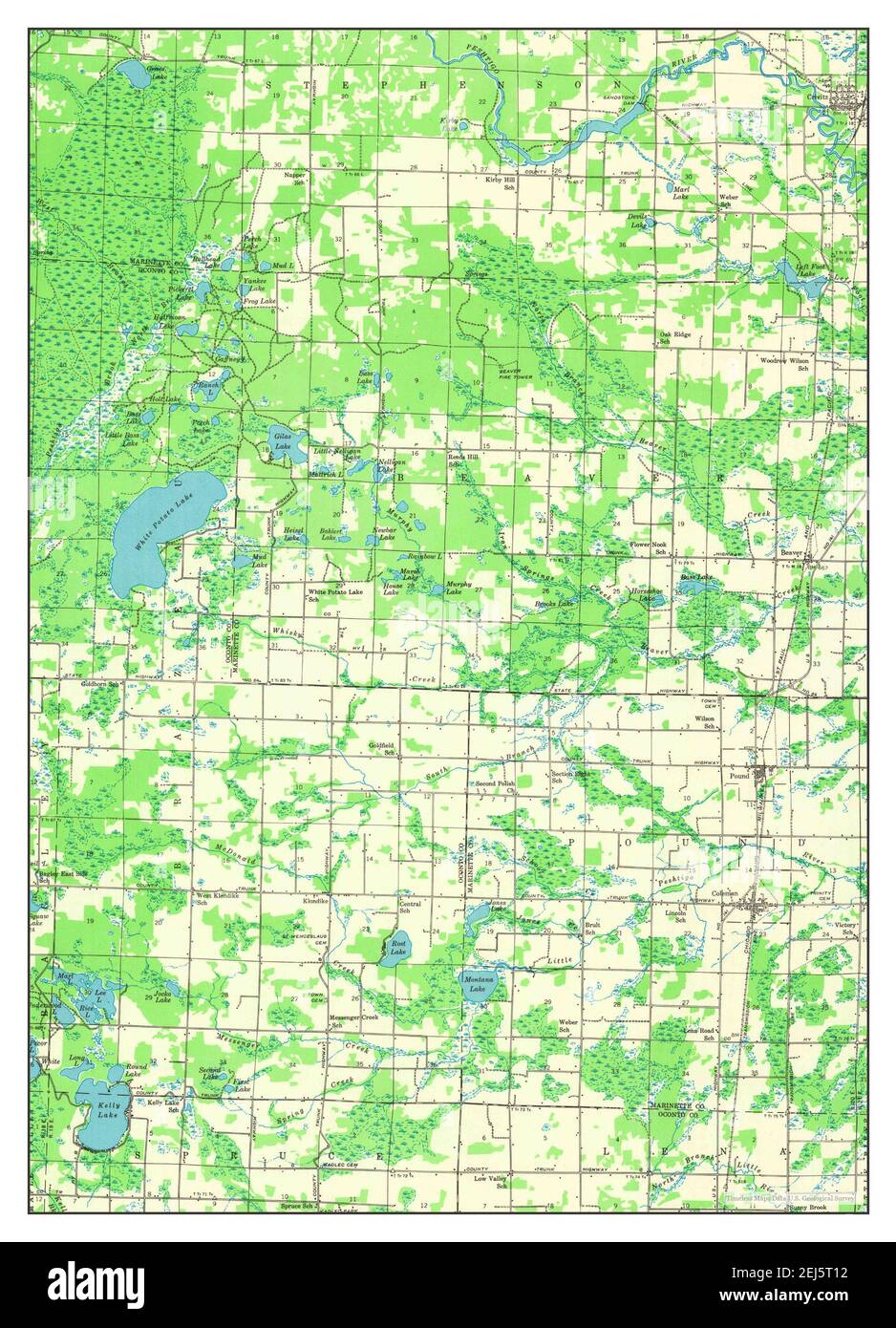 Coleman, Wisconsin, map 1941, 148000, United States of America by