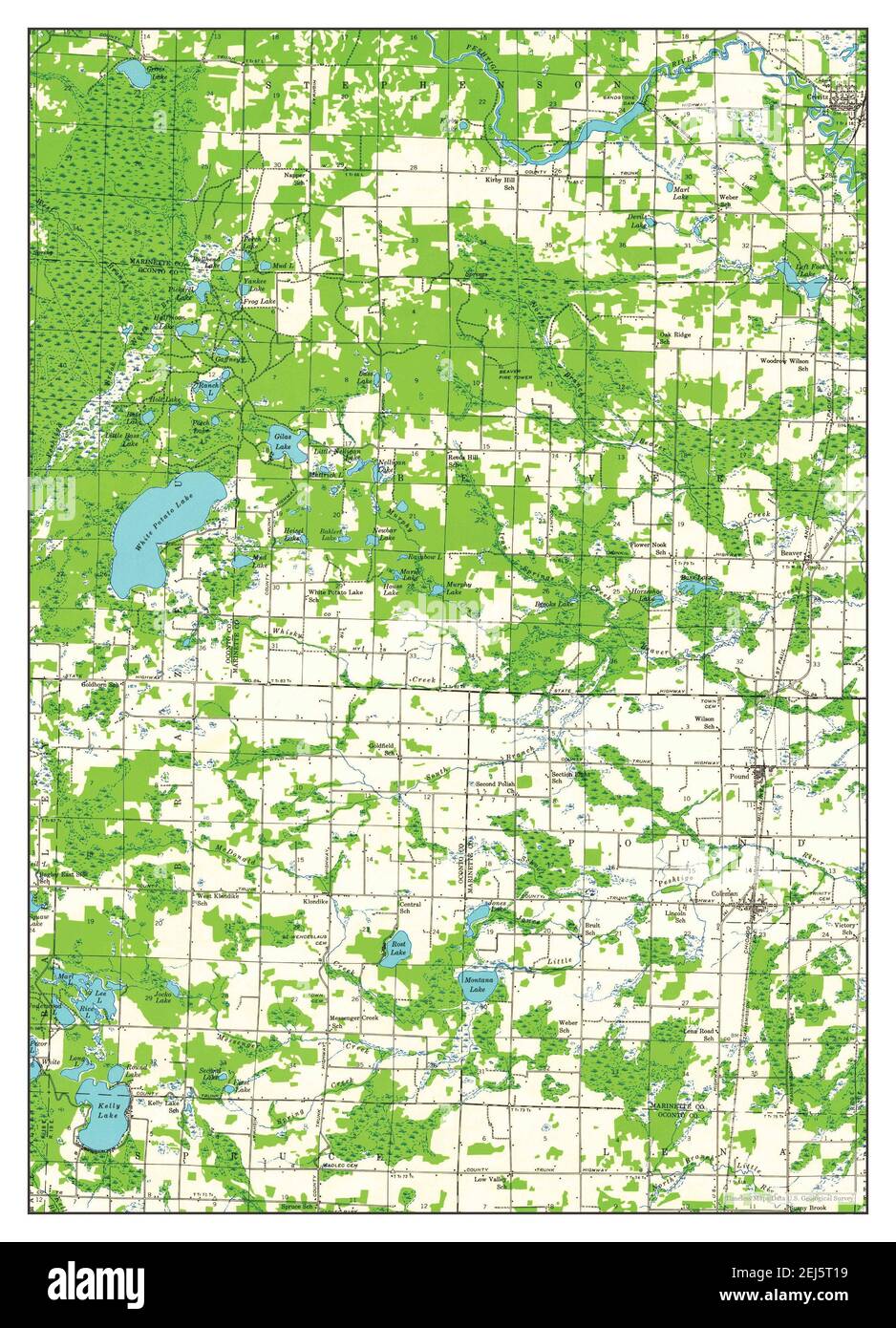 Coleman, Wisconsin, map 1941, 148000, United States of America by