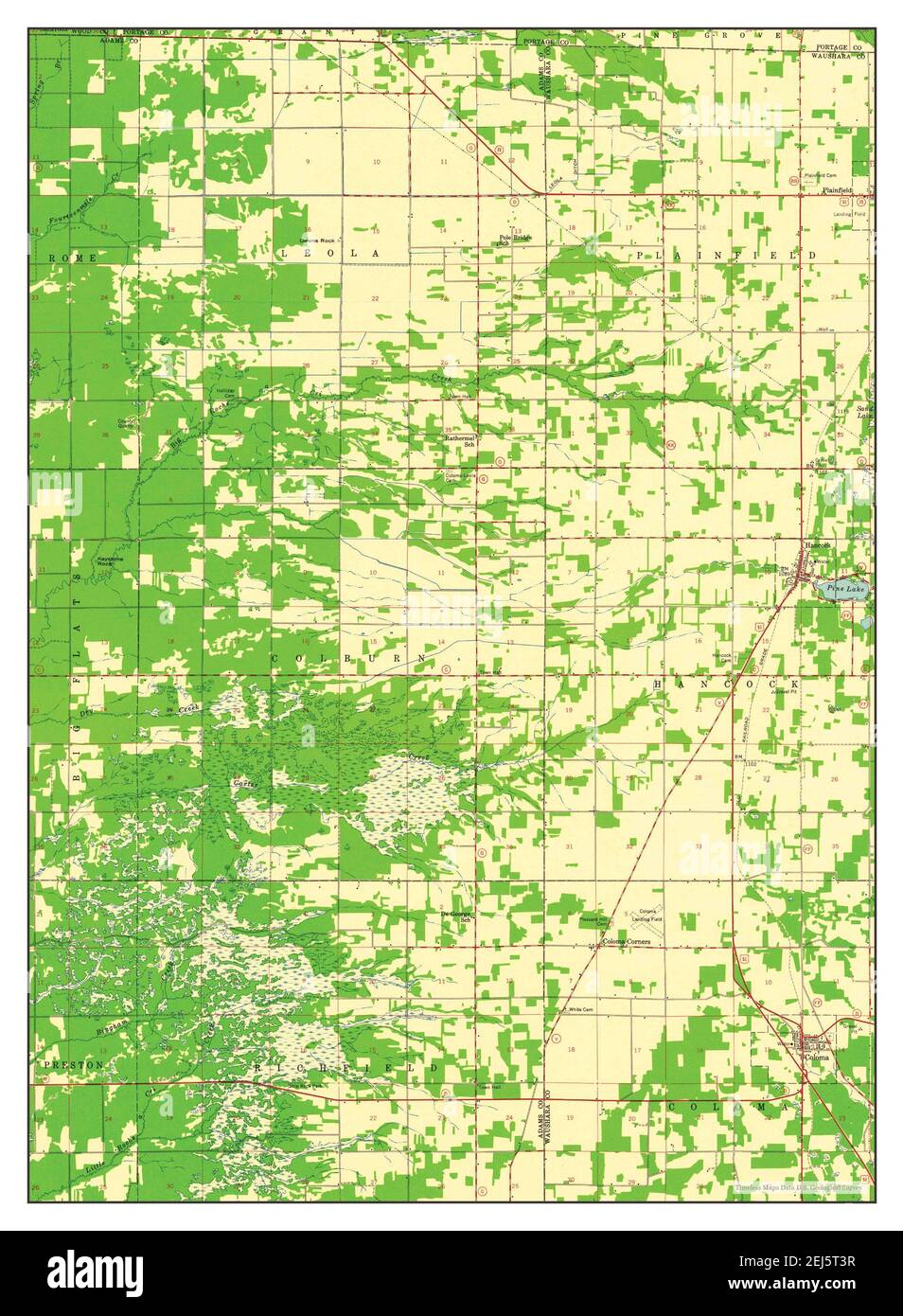 Coloma, Wisconsin, map 1958, 148000, United States of America by