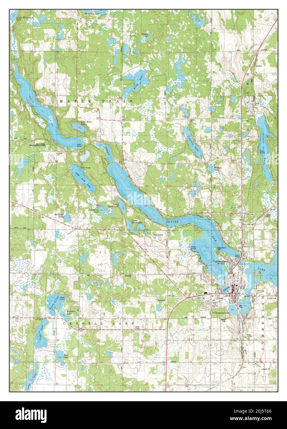 Cumberland Wisconsin map 1982 - Cumberland Wisconsin Map 1982 124000 United States Of America By Timeless Maps Data Us Geological Survey 2EJ5T66