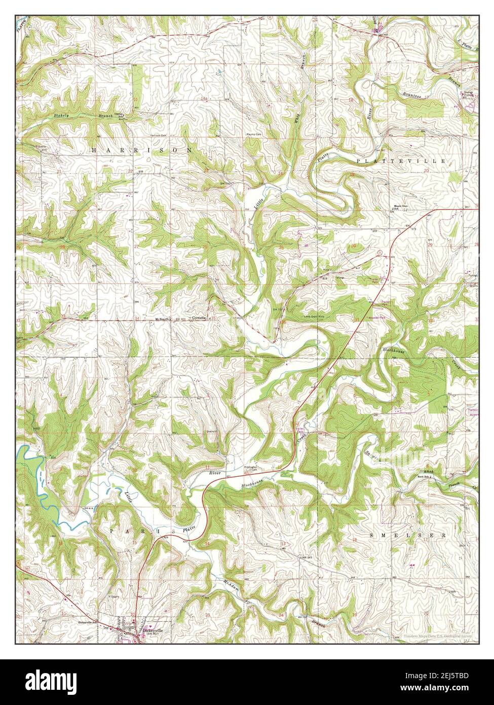Map of dickeyville Cut Out Stock Images & Pictures Alamy