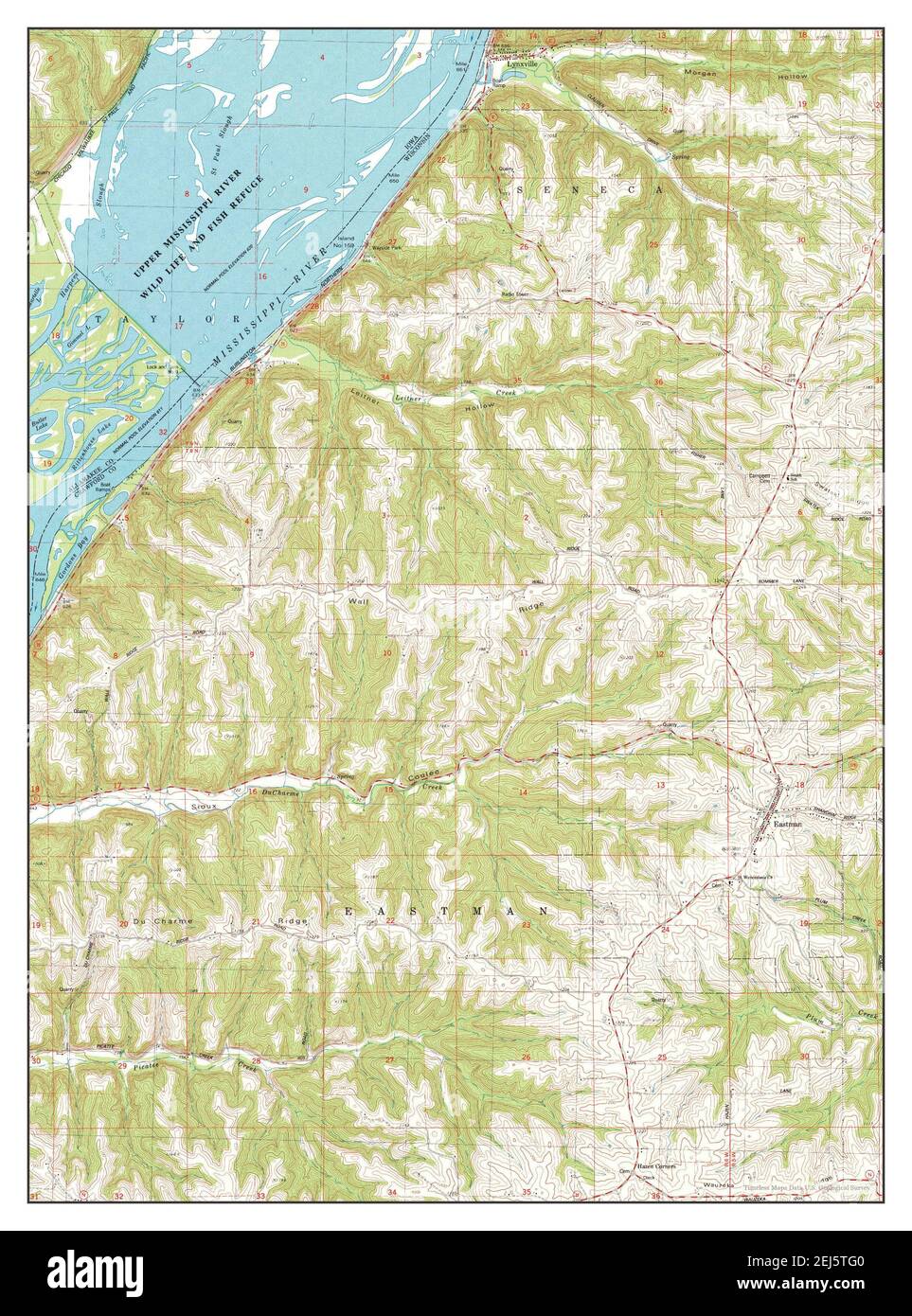 Eastman wisconsin map Cut Out Stock Images & Pictures Alamy