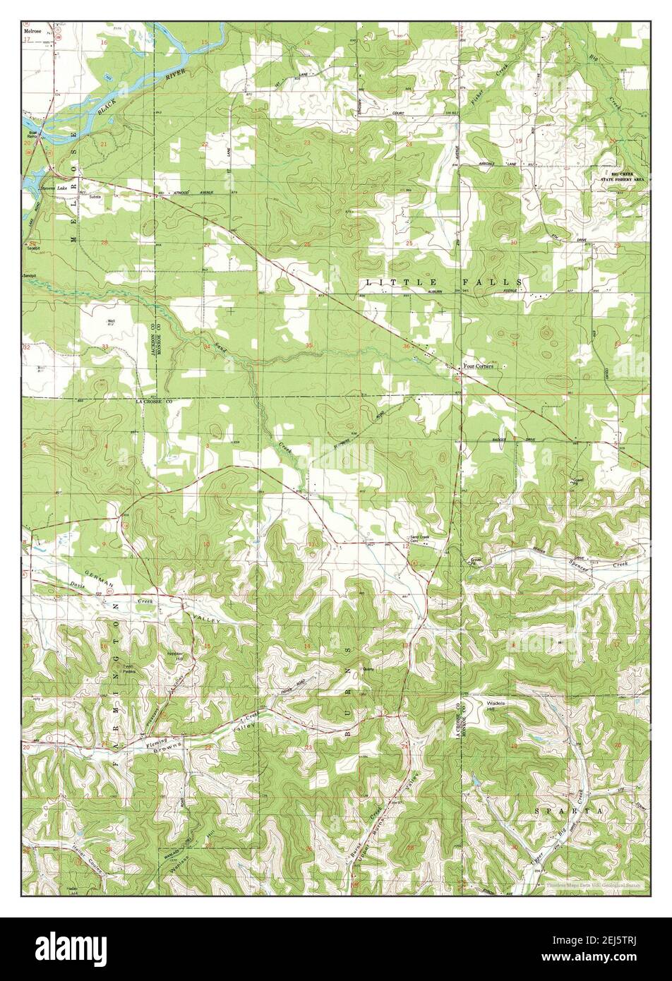 Four Corners Wisconsin map 1983 - Four Corners Wisconsin Map 1983 124000 United States Of America By Timeless Maps Data Us Geological Survey 2EJ5TRJ 