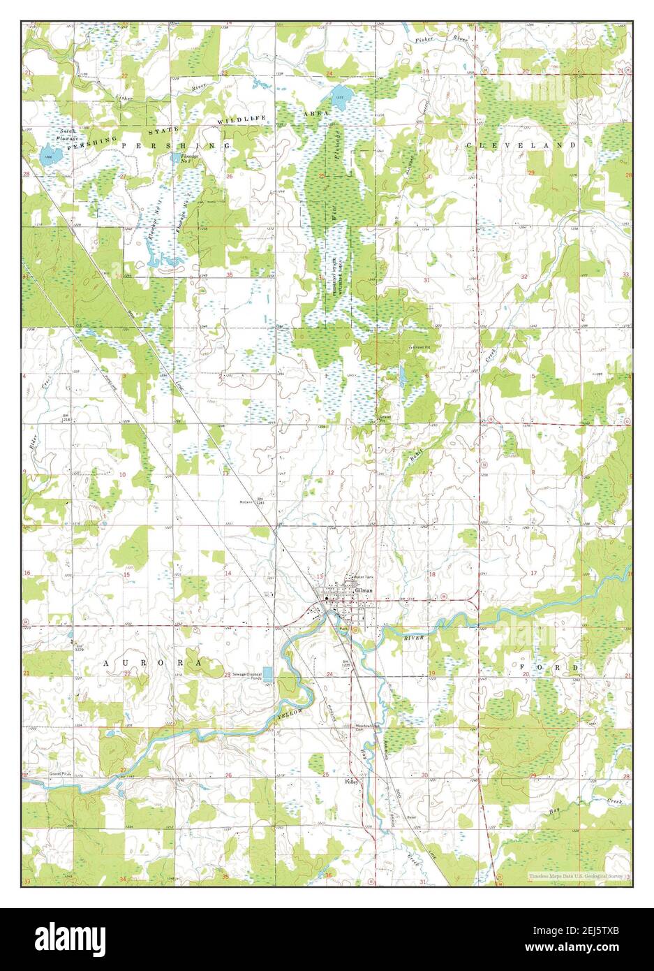 Map of gilman hires stock photography and images Alamy