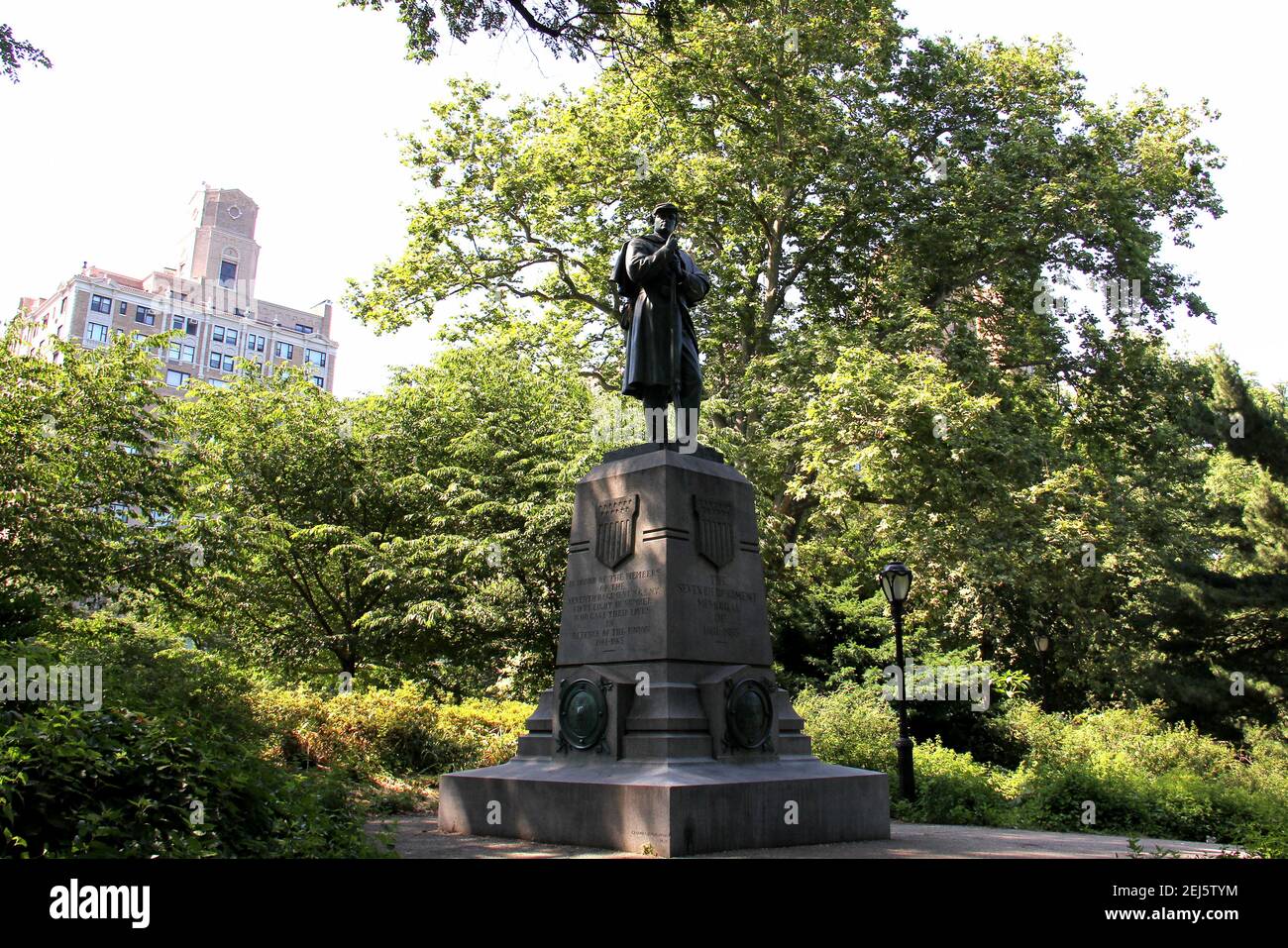 Seventh Regiment Memorial, to the fallen of the Civil War, unveiled in ...