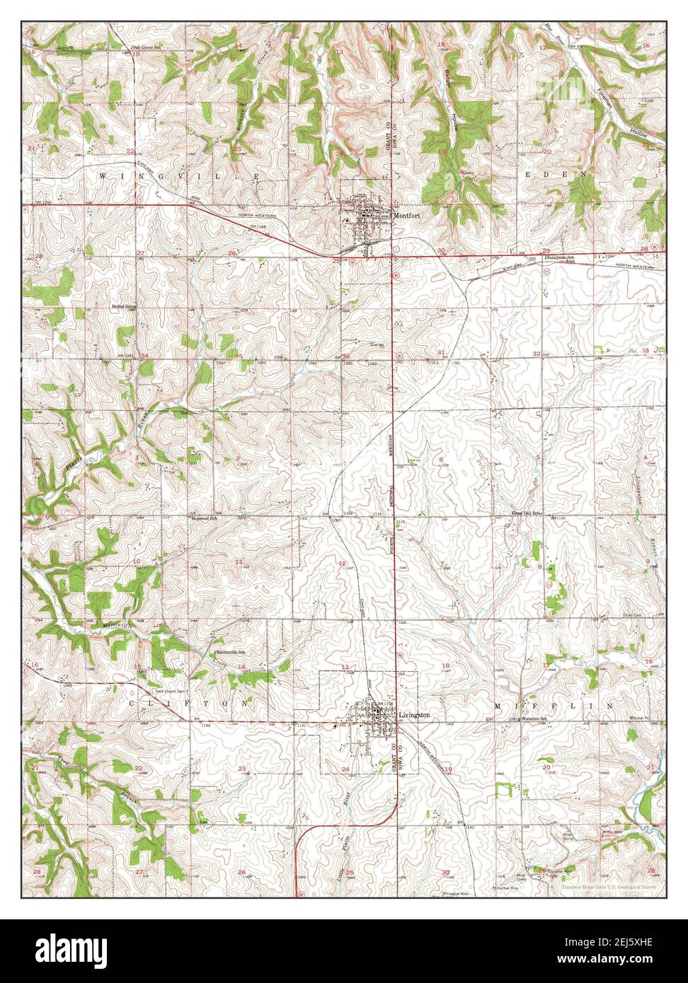 Montfort Wisconsin map 1952 - Montfort Wisconsin Map 1952 124000 United States Of America By Timeless Maps Data Us Geological Survey 2EJ5XHE