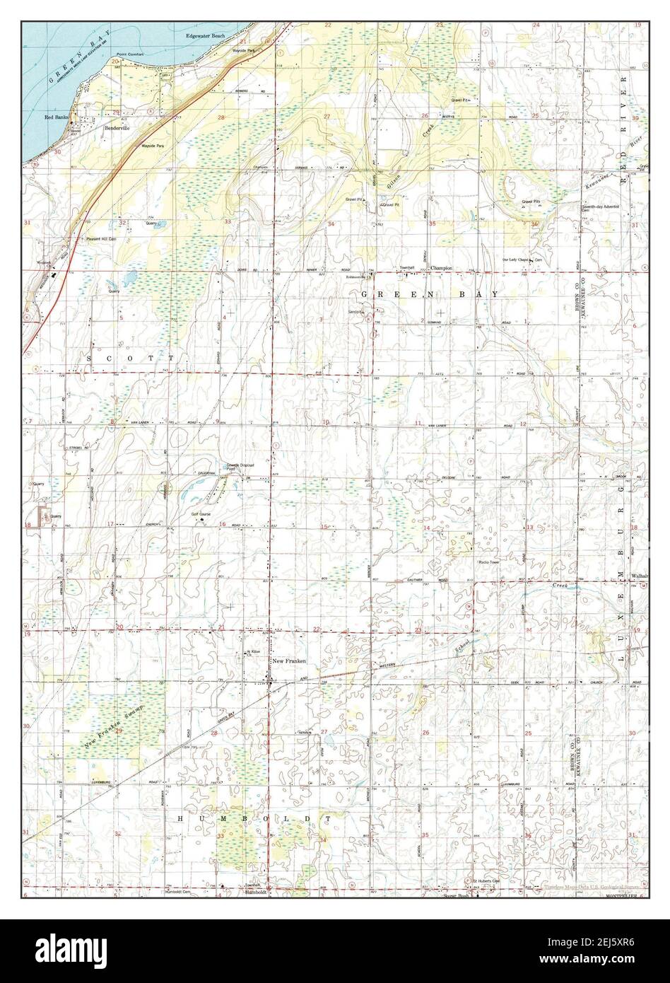 New Franken Wisconsin map 1978 - New Franken Wisconsin Map 1978 124000 United States Of America By Timeless Maps Data Us Geological Survey 2EJ5XR6