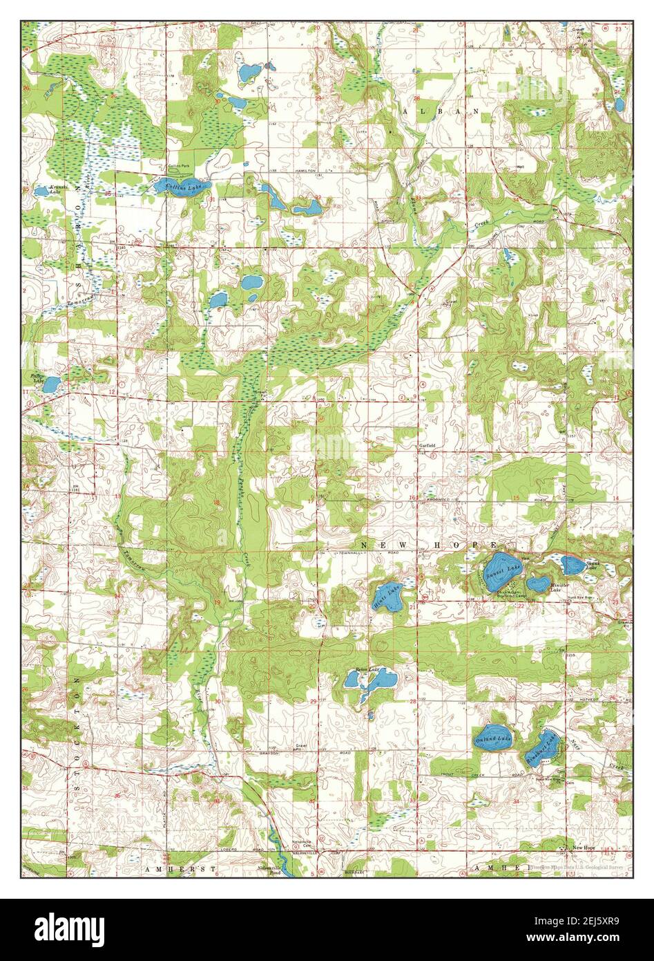 New Hope Wisconsin Map New Hope, Wisconsin, Map 1969, 1:24000, United States Of America By  Timeless Maps, Data U.s. Geological Survey Stock Photo - Alamy