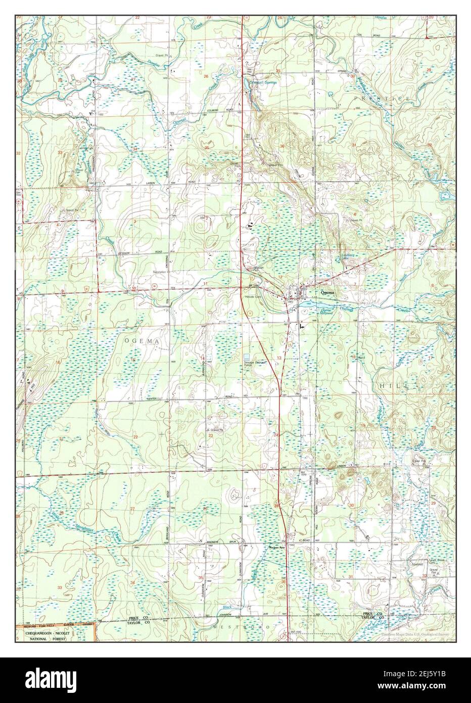 Ogema map hires stock photography and images Alamy