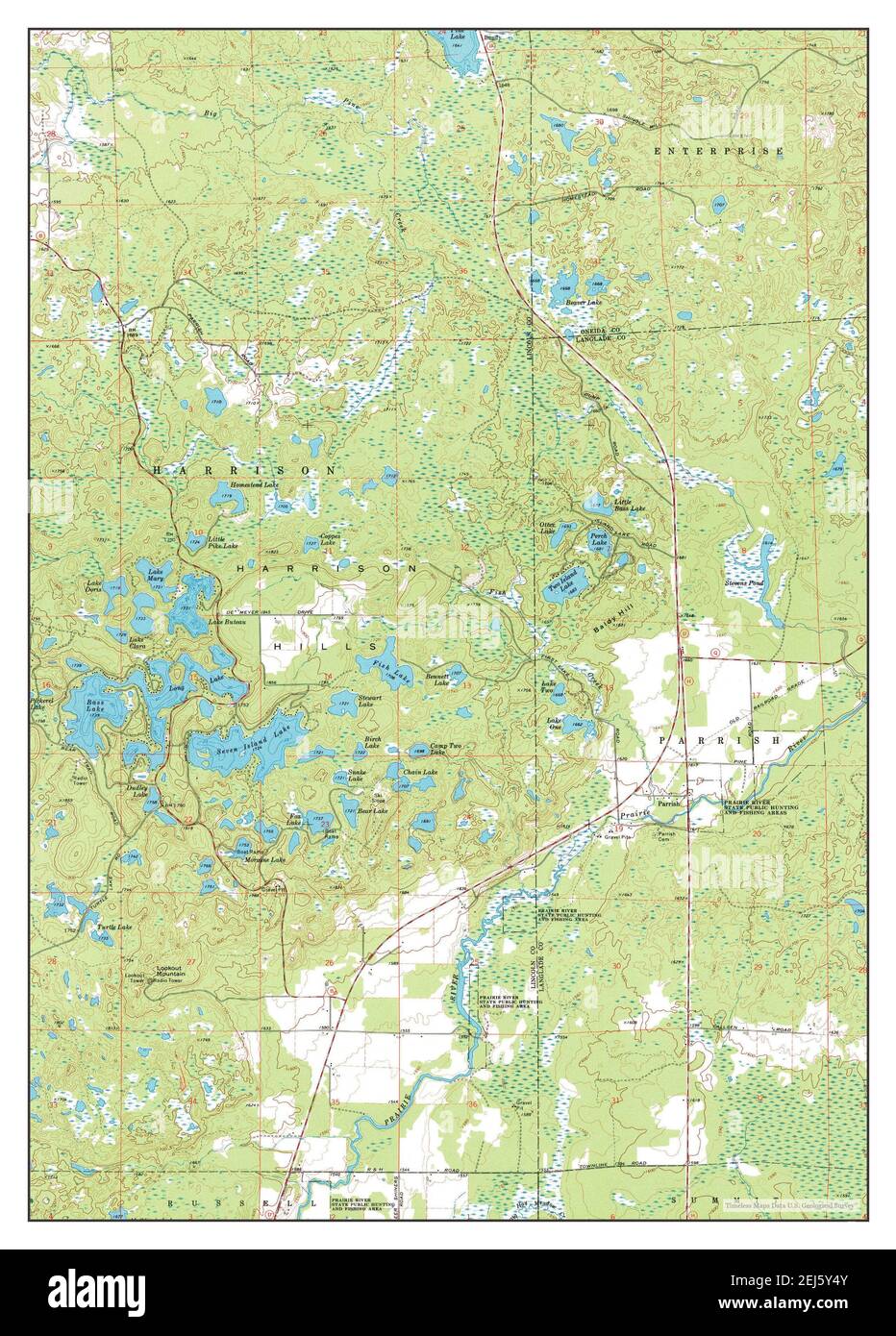 Map of parrish hires stock photography and images Alamy