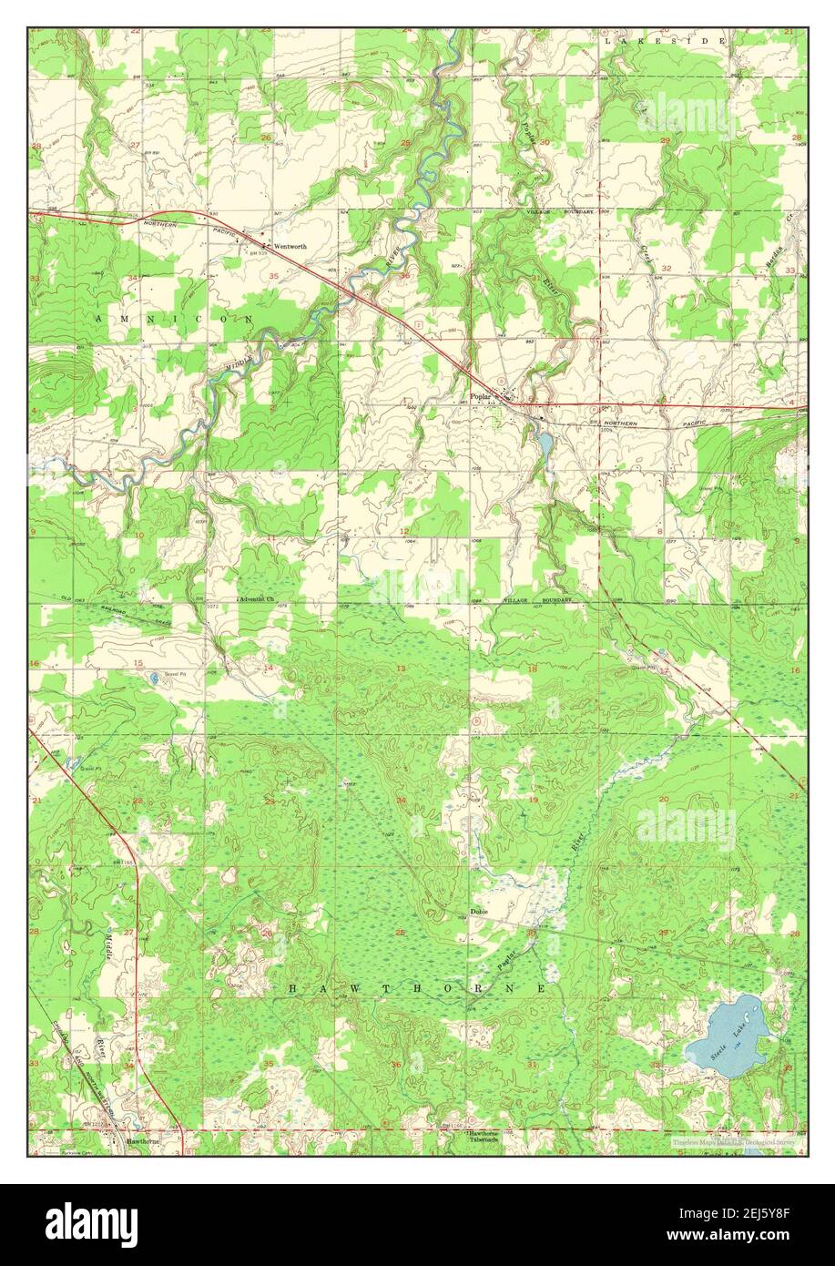 Poplar wisconsin map Cut Out Stock Images & Pictures Alamy