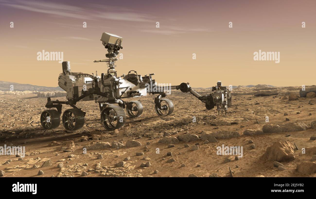 Mars rover landing hi-res stock photography and images - Alamy