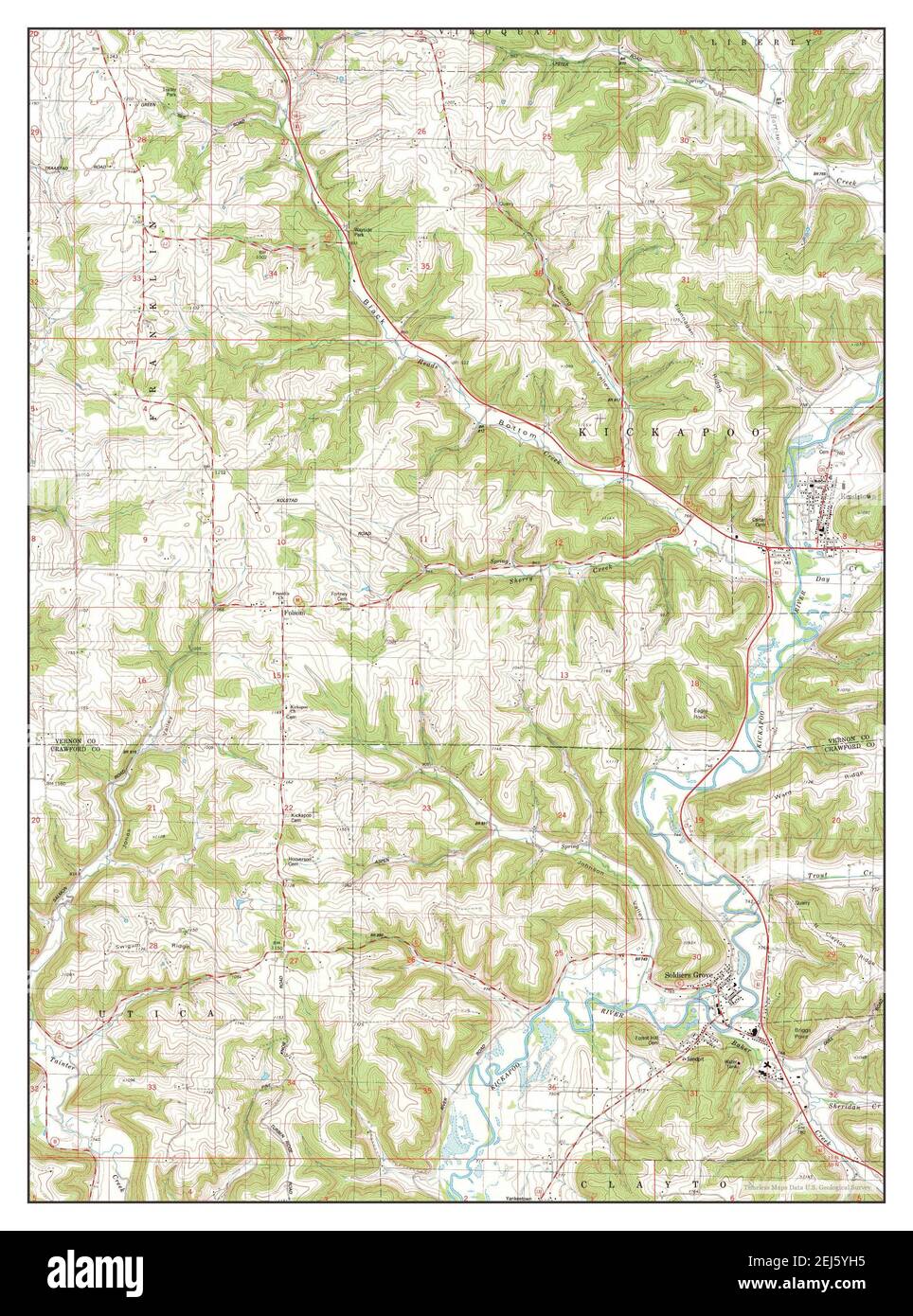 Readstown wisconsin map hires stock photography and images Alamy