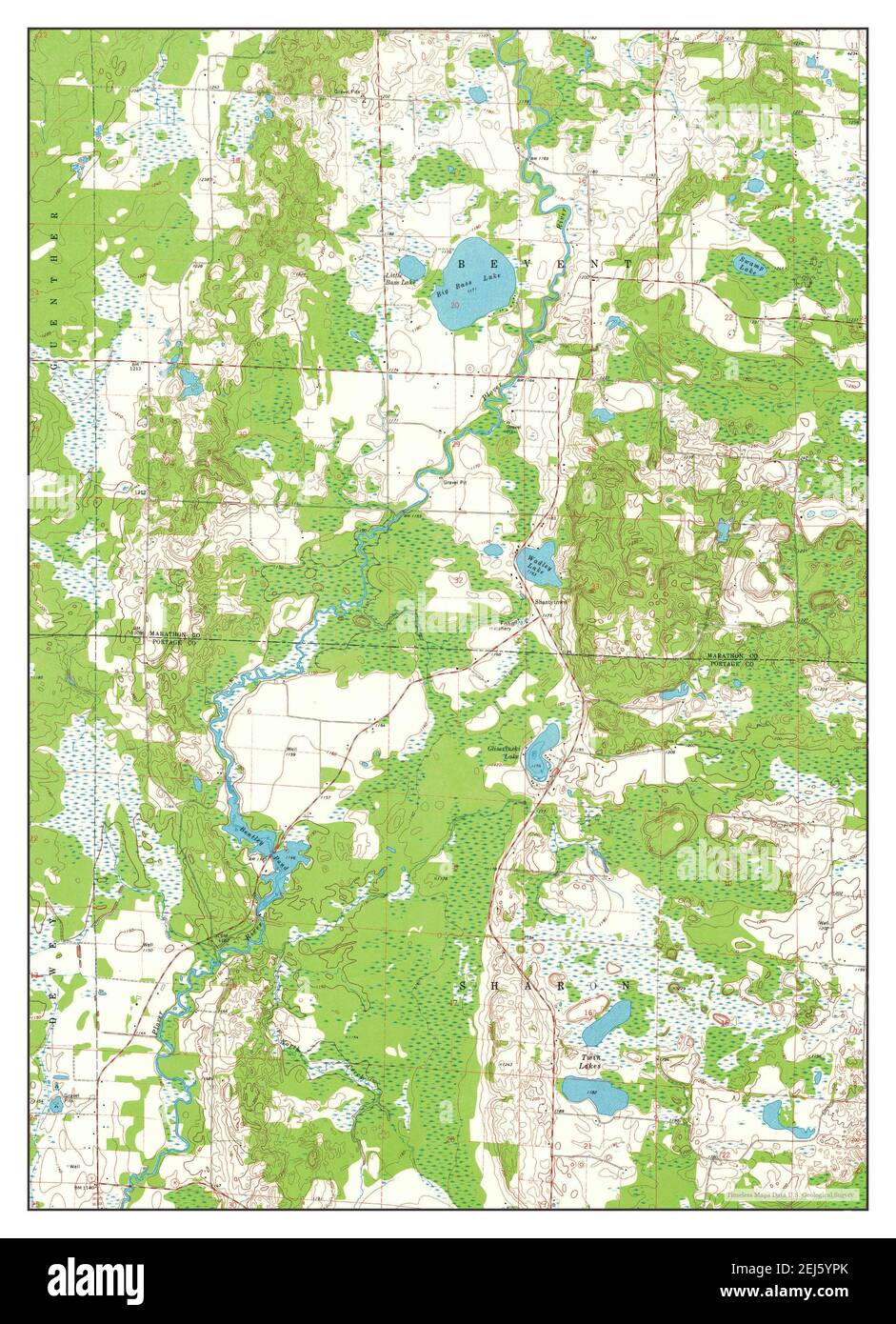 Map of rosholt wisconsin hires stock photography and images Alamy