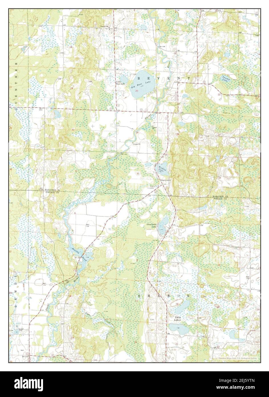 Rosholt map hires stock photography and images Alamy