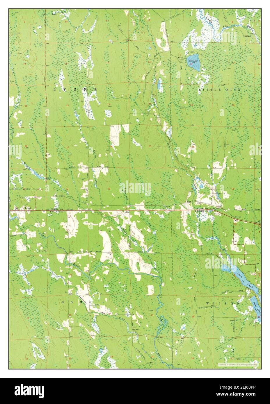 Tripoli, Wisconsin, map 1971, 124000, United States of America by Timeless Maps, data U.S