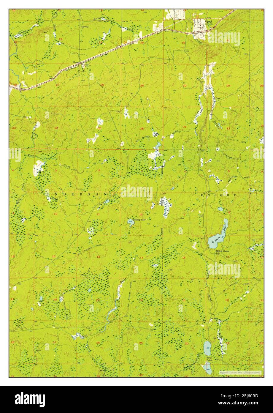 Map of upson wisconsin hires stock photography and images Alamy