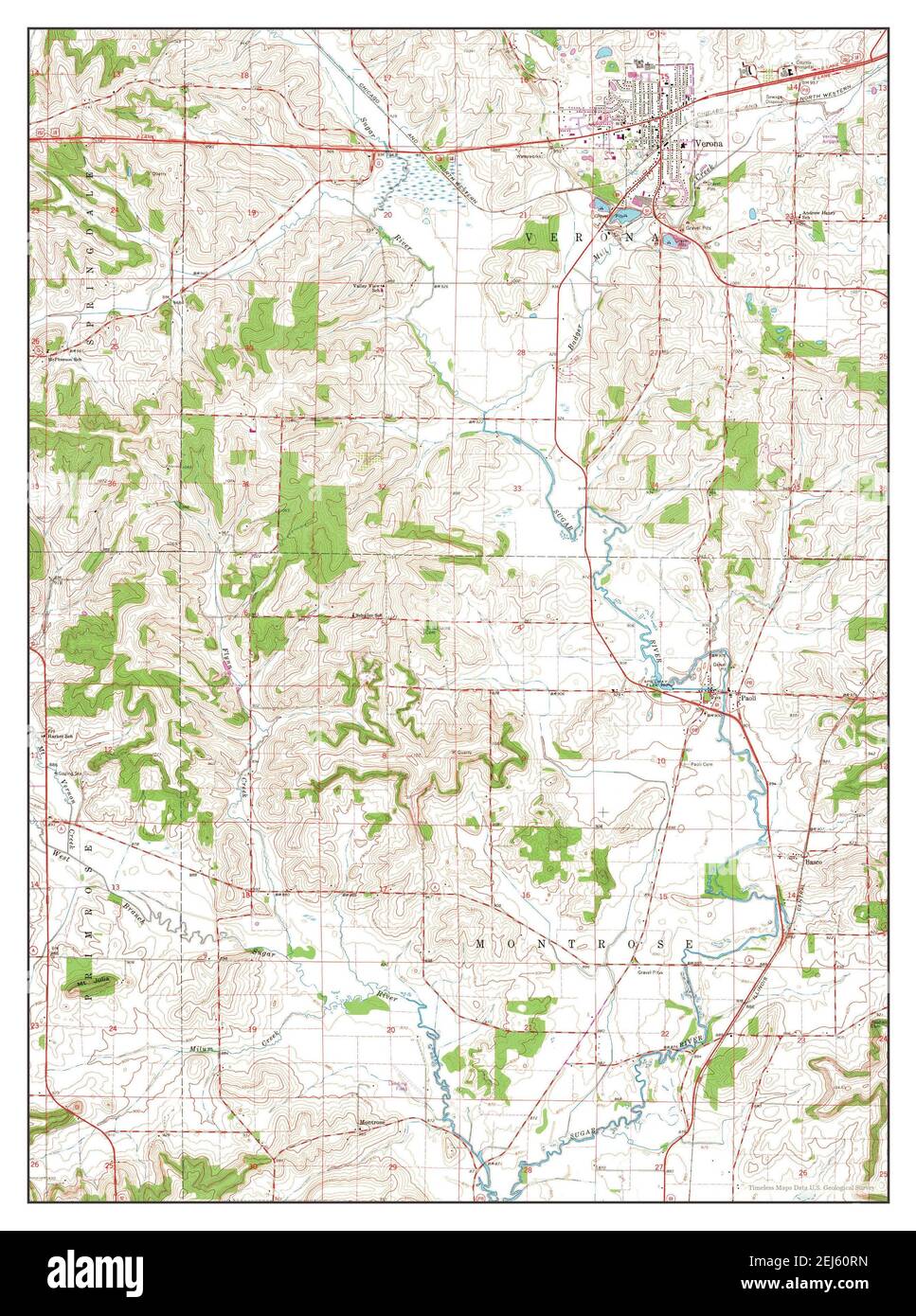 Map of verona wisconsin hires stock photography and images Alamy