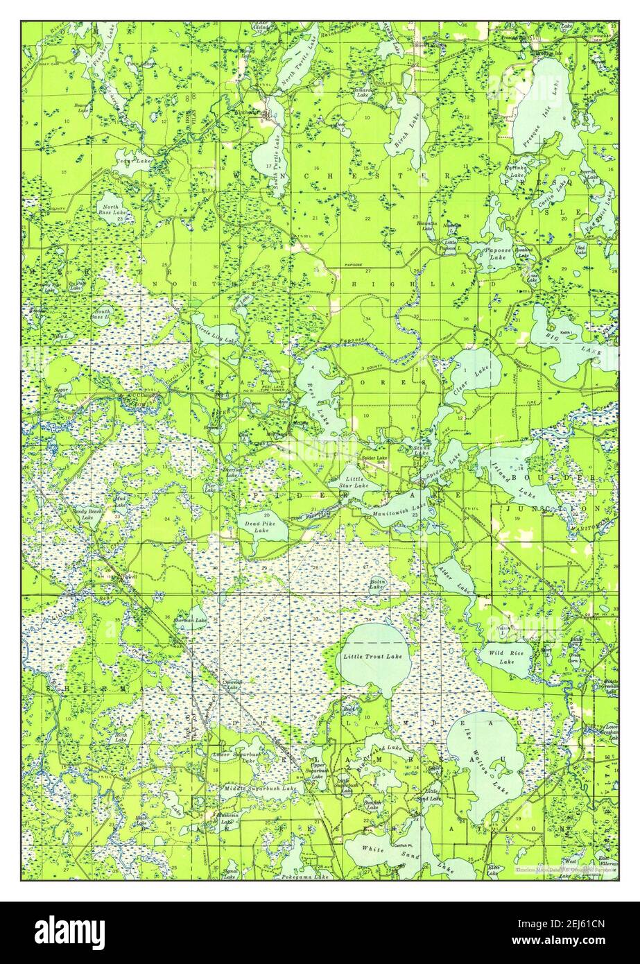 Winchester, Wisconsin, map 1939, 148000, United States of America by Timeless Maps, data U.S