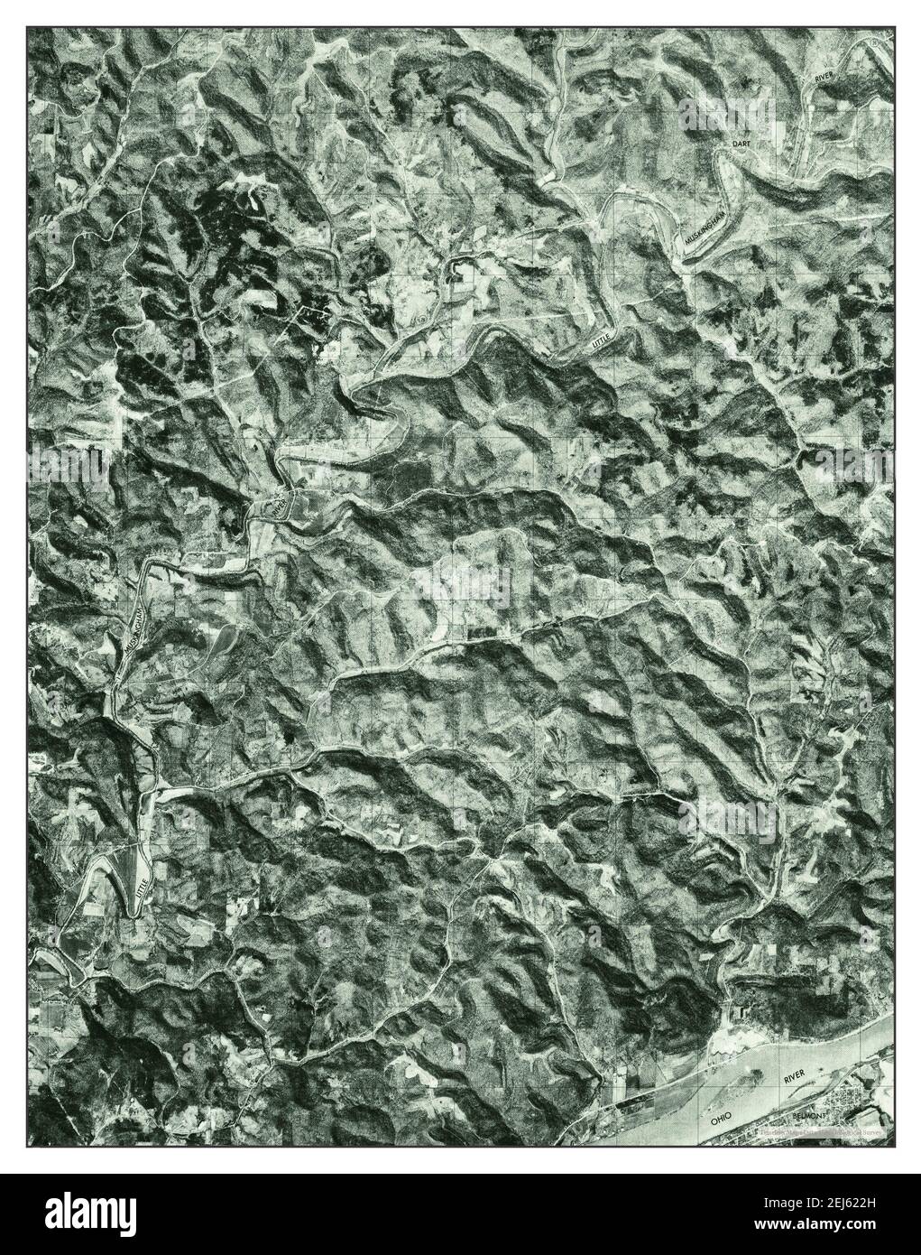 Belmont, West Virginia, map 1976, 124000, United States of America by Timeless Maps, data U.S