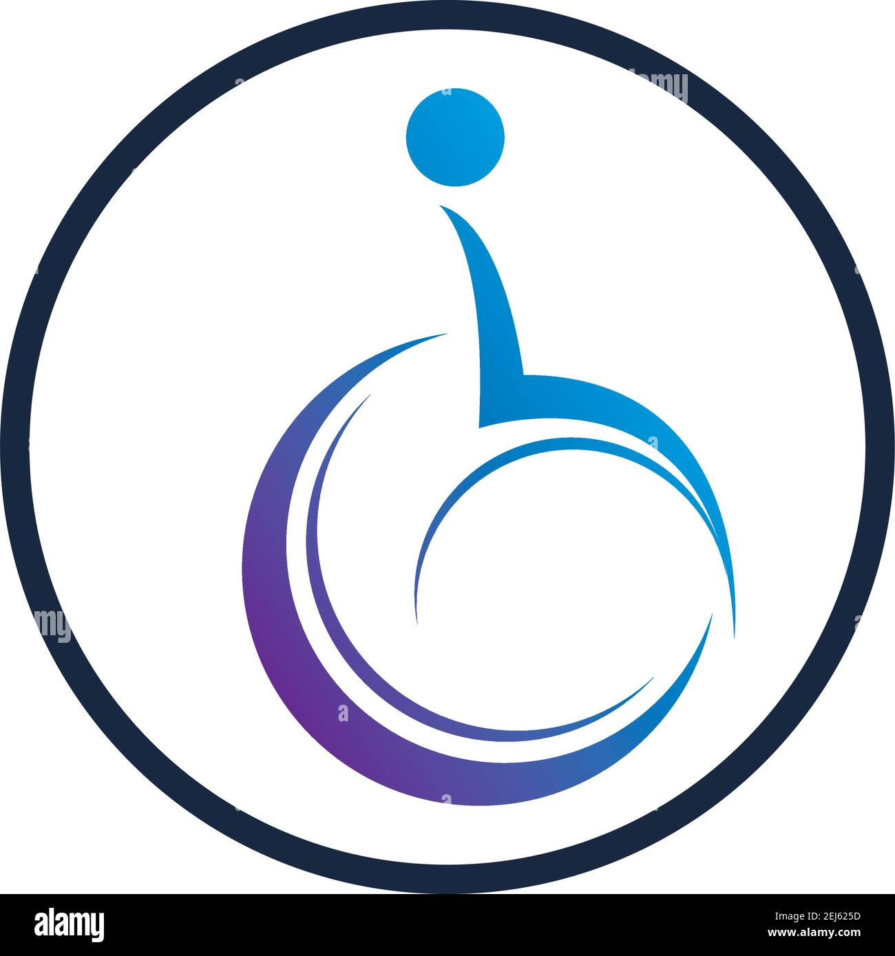 disability logo vector illustration design template - vector Stock ...
