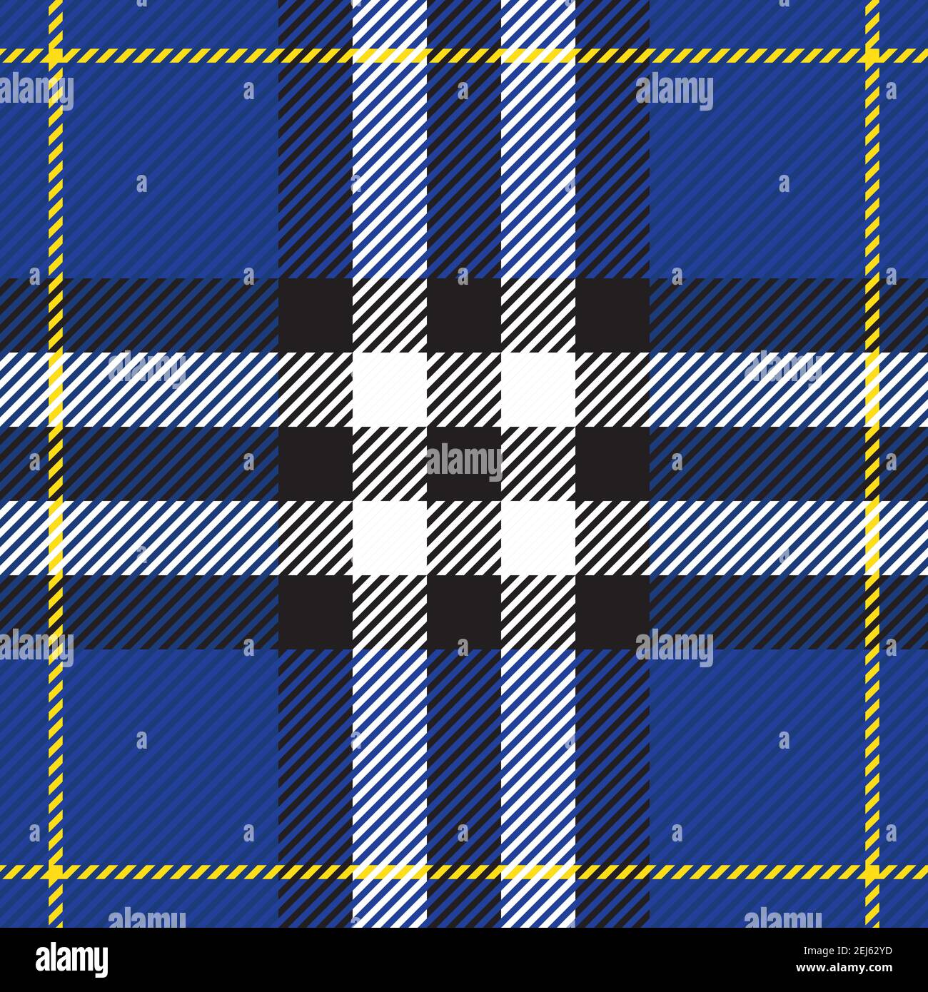 Classic tartan texture seamless pattern. Traditional Scottish checkered plaid ornament. Coloured geometric intersecting striped vector illustration. S Stock Vector